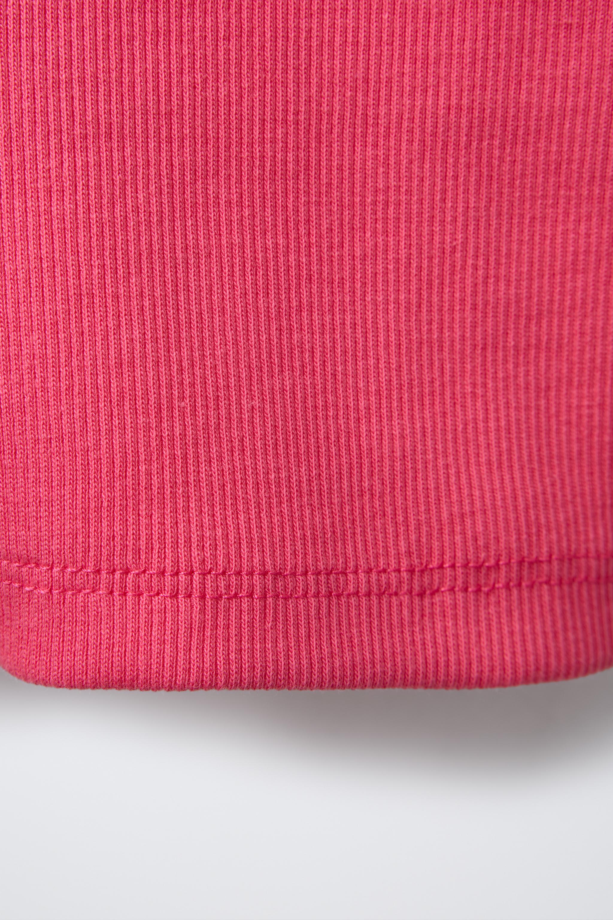 RIB-KNIT BIKE SHORTS