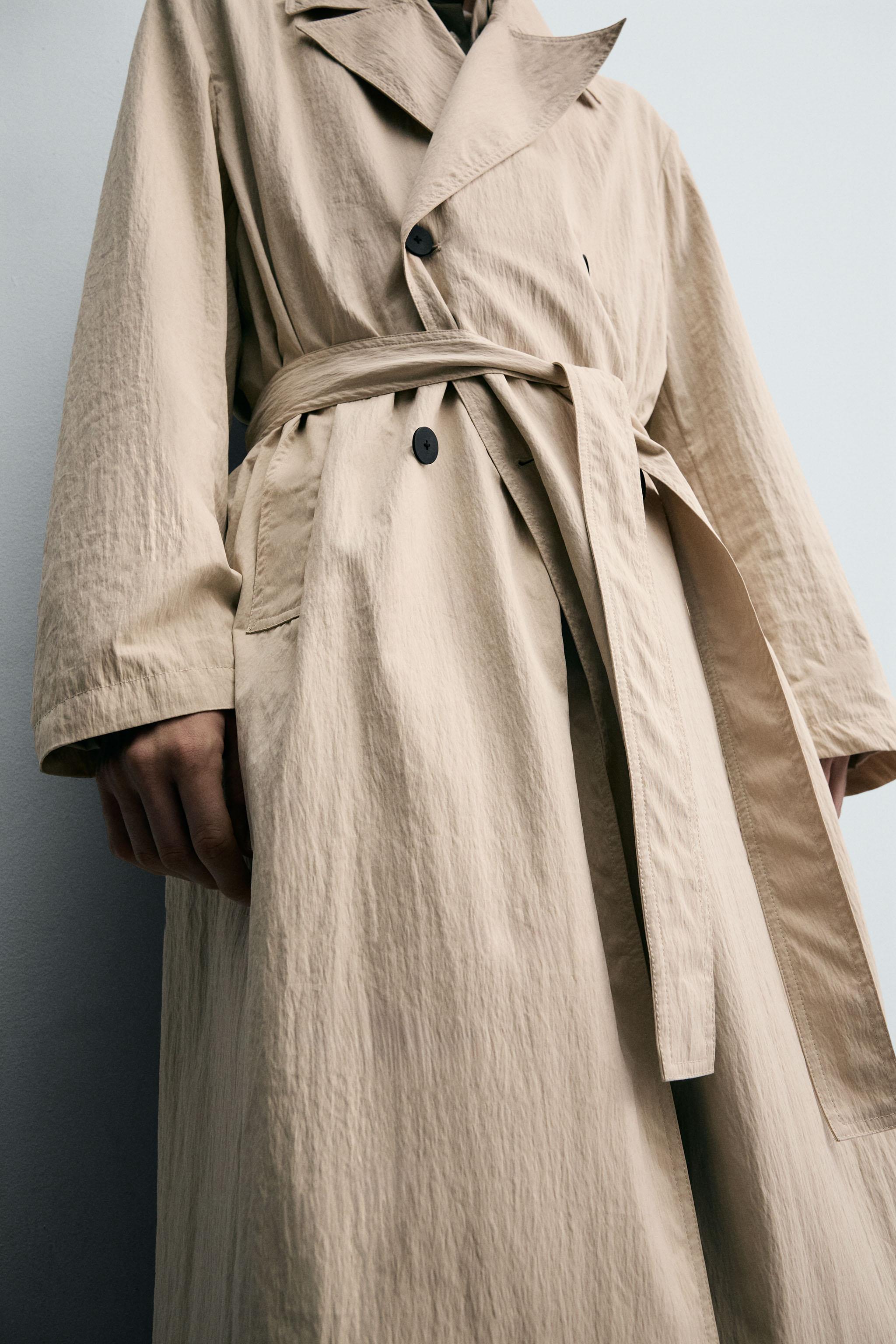 OVERSIZED FIT TRENCH COAT