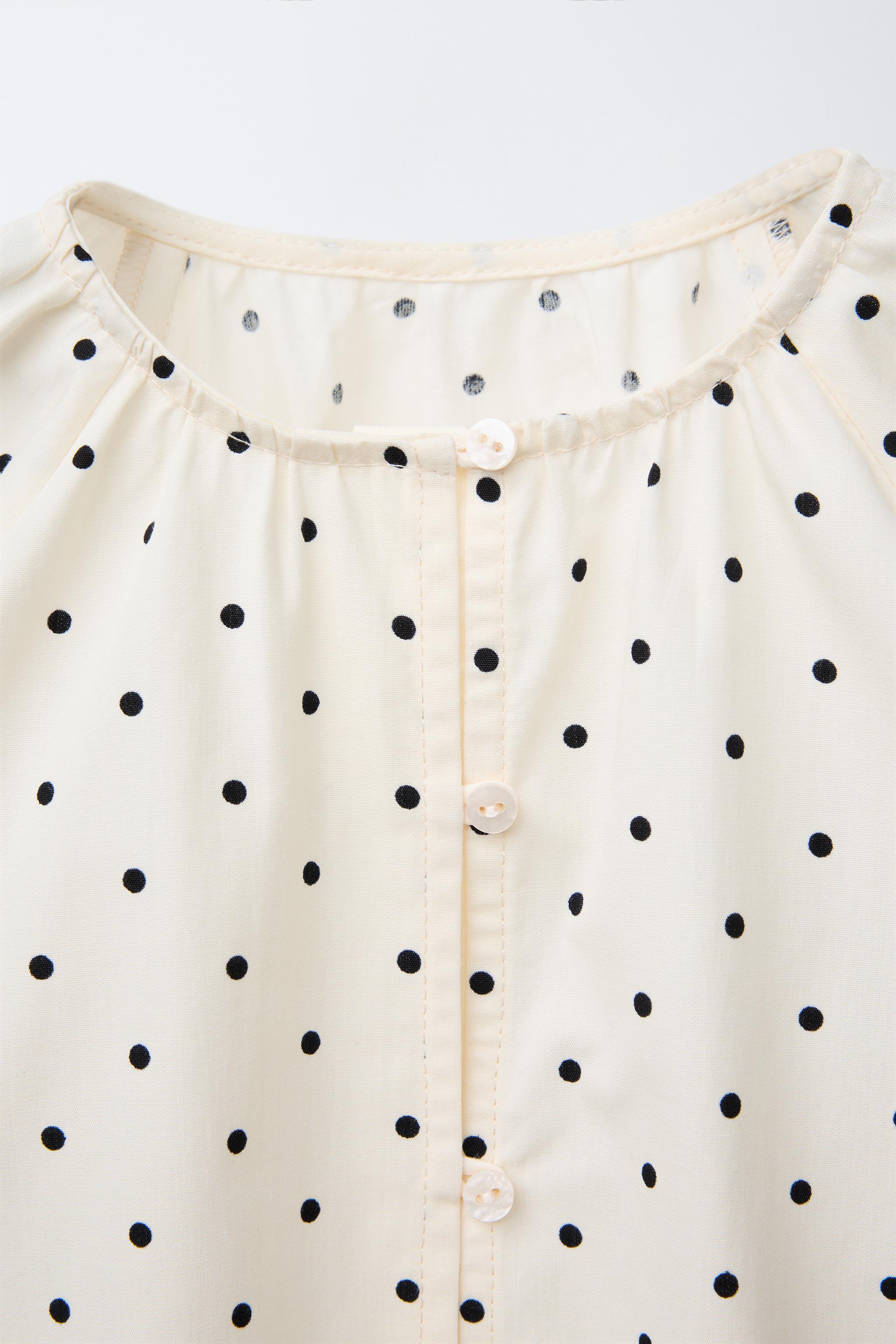 POLKA DOT BLOUSE