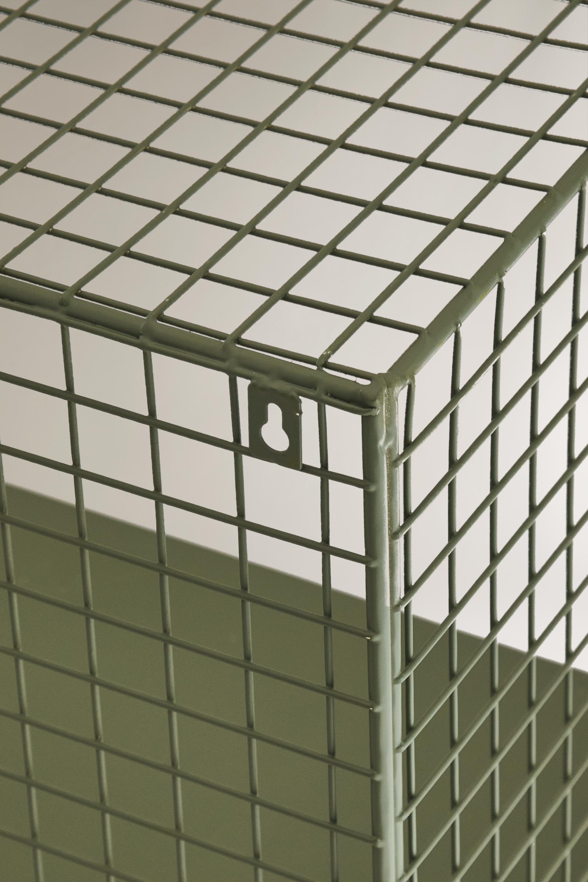 METAL BOOKCASE WITH DOORS