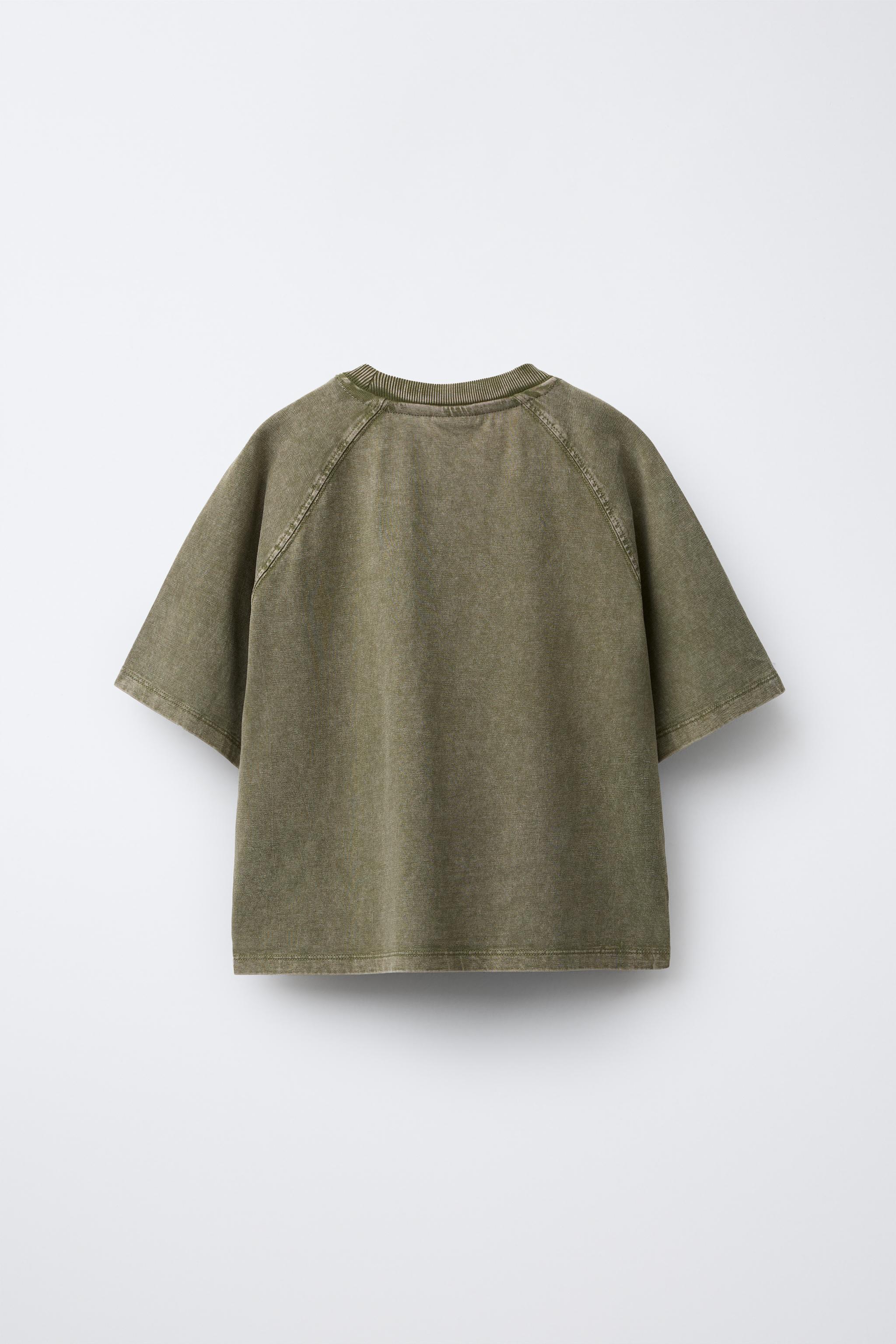 HEAVY WEIGHT T-SHIRT AND WASHED EFFECT RIB FLARE LEGGINGS SET