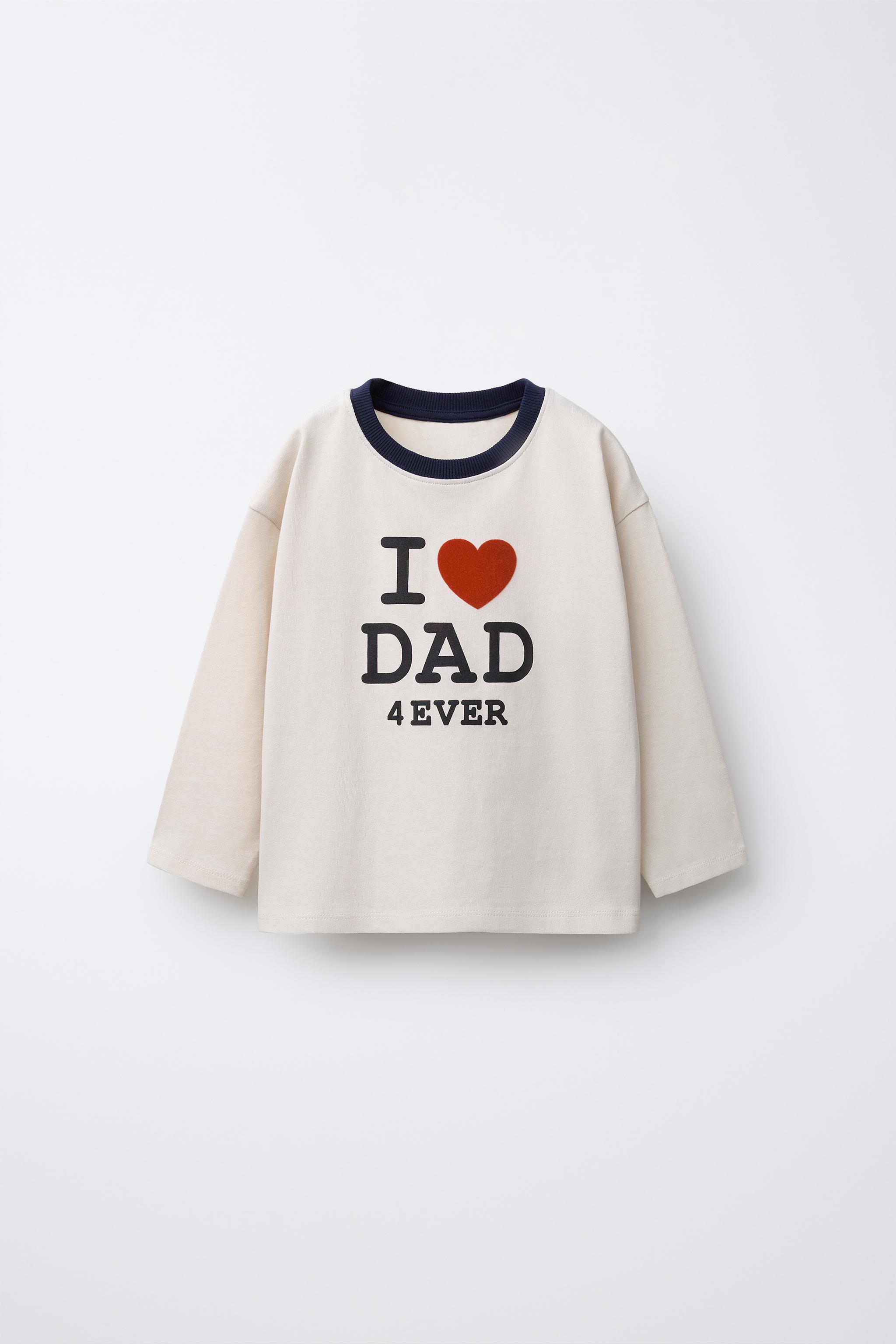 CONTRAST TEXT T-SHIRT