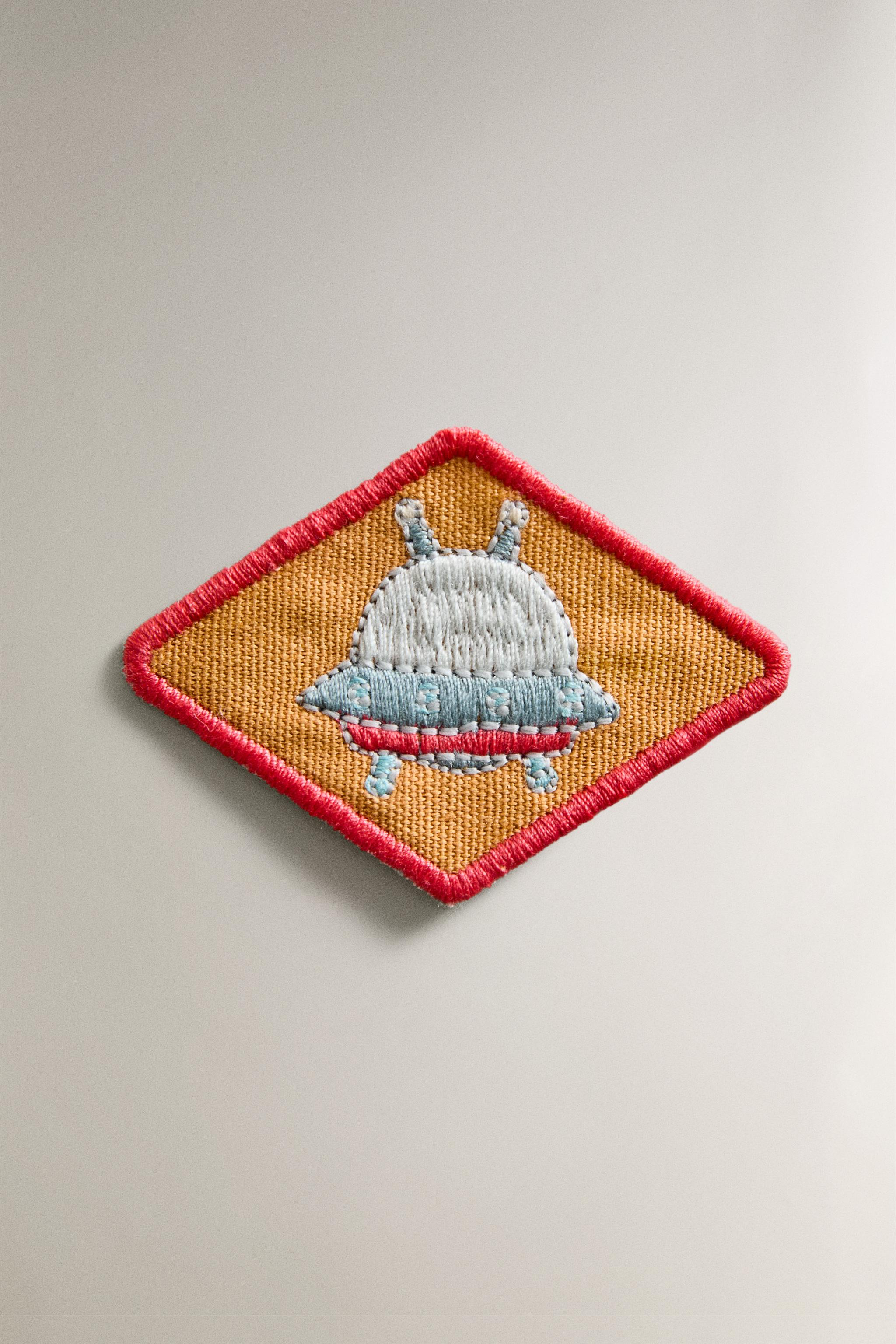 SET OF CHILDREN'S SPACE PATCHES (SET OF 4)