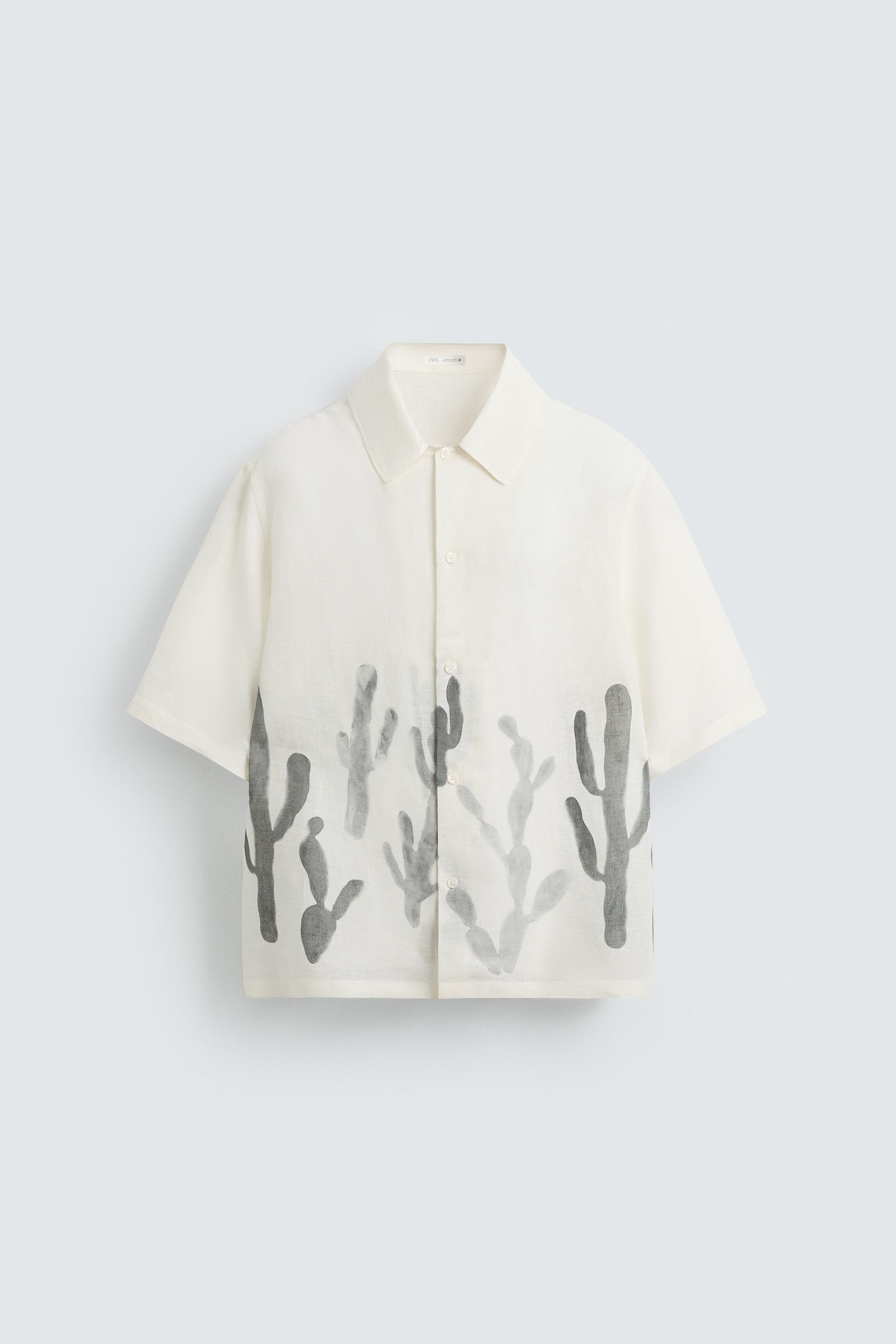 LINEN - VISCOSE CACTUS SHIRT