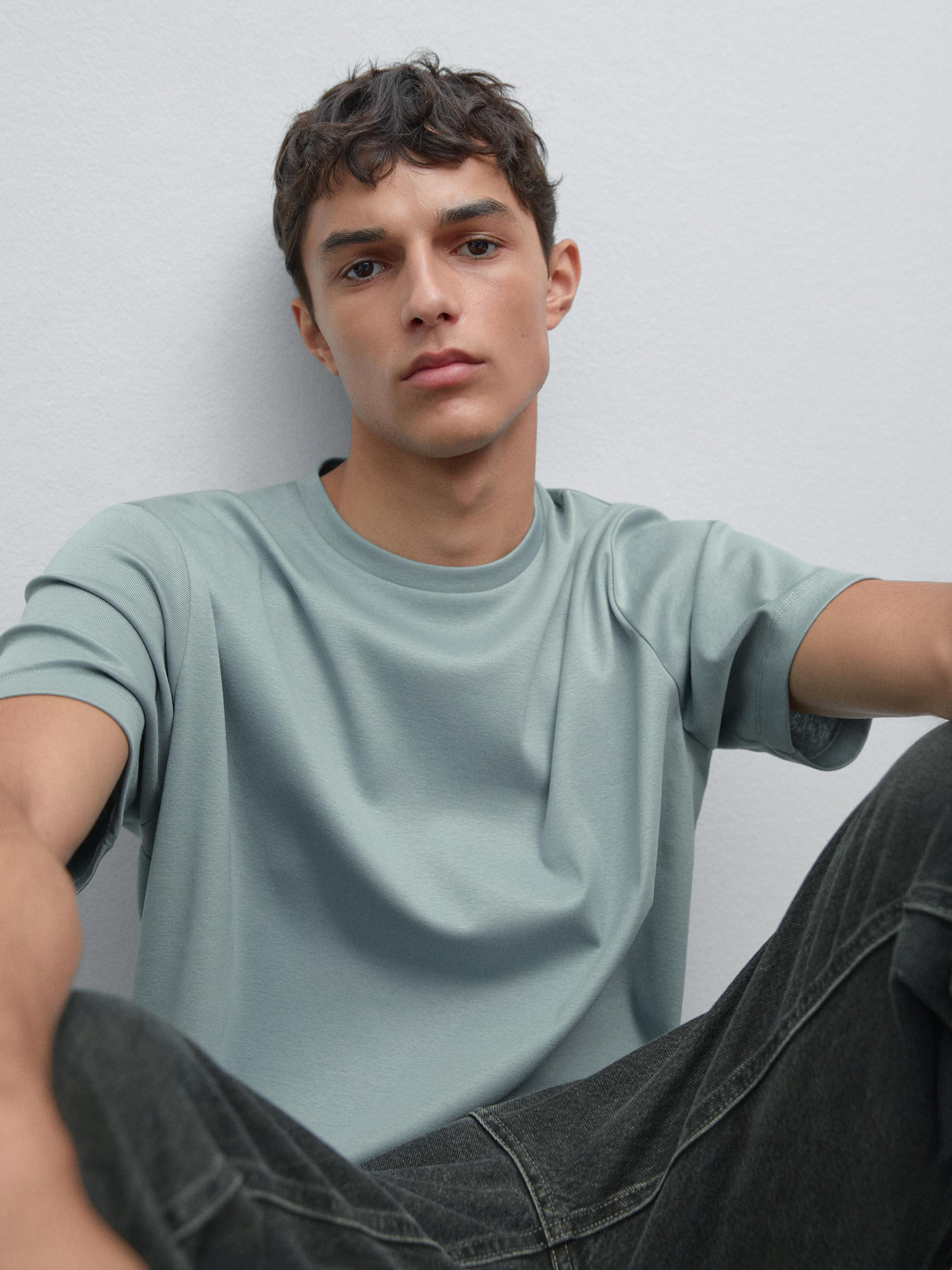 100% mercerised cotton T-shirt