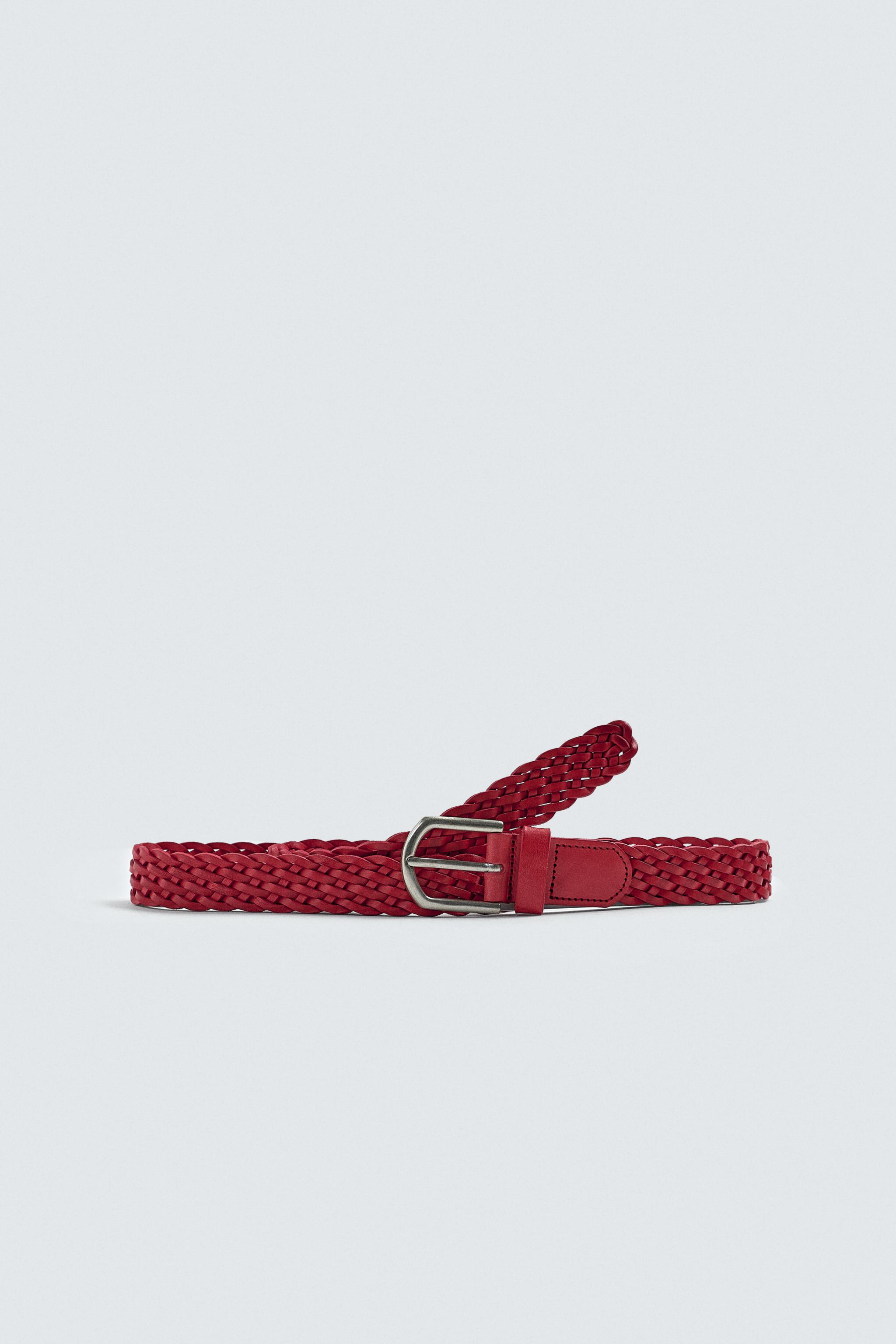 BRAIDED LEATHER BELT