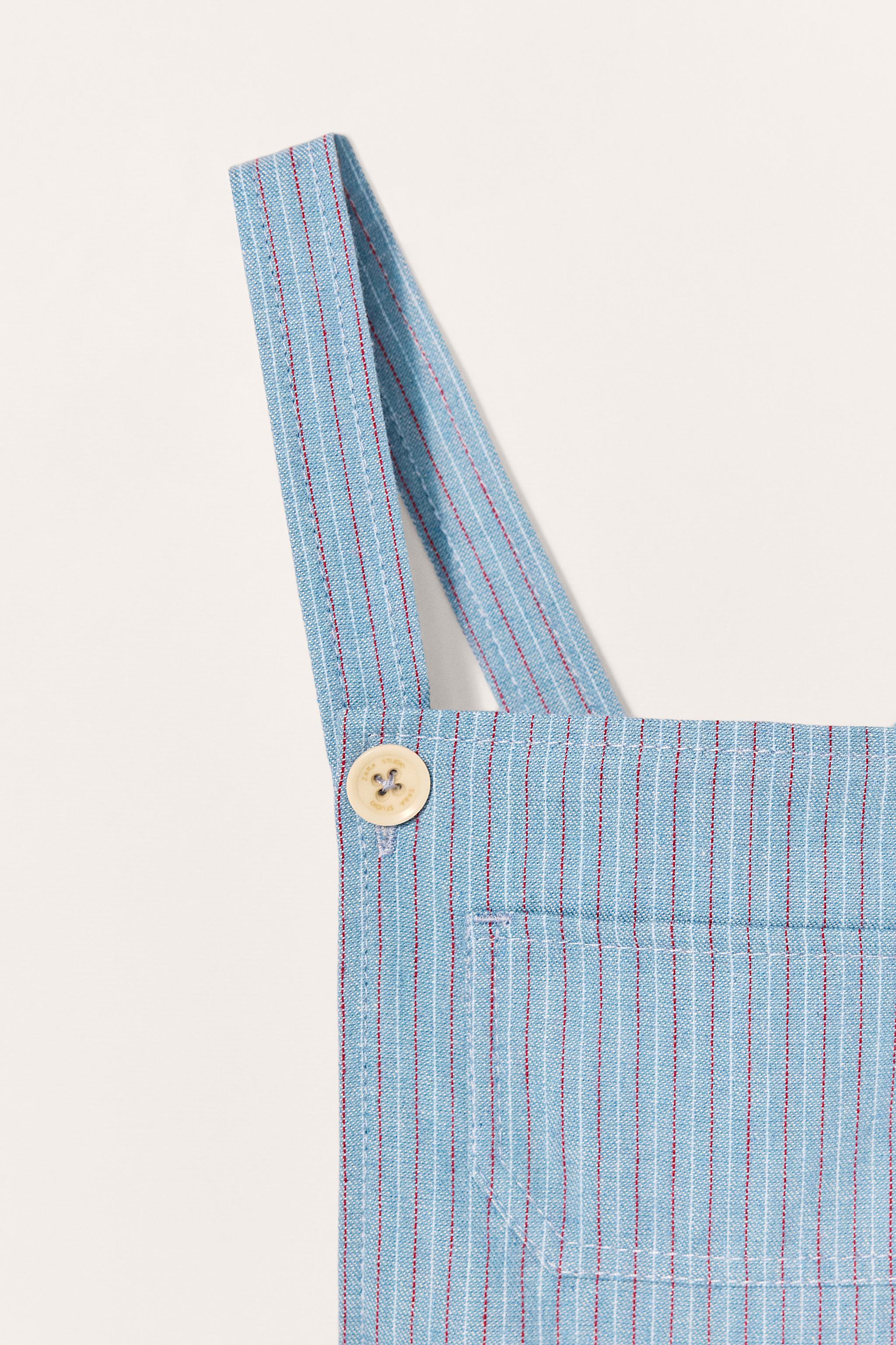 STRIPED OVERALL SHORTS LIMITED EDITION