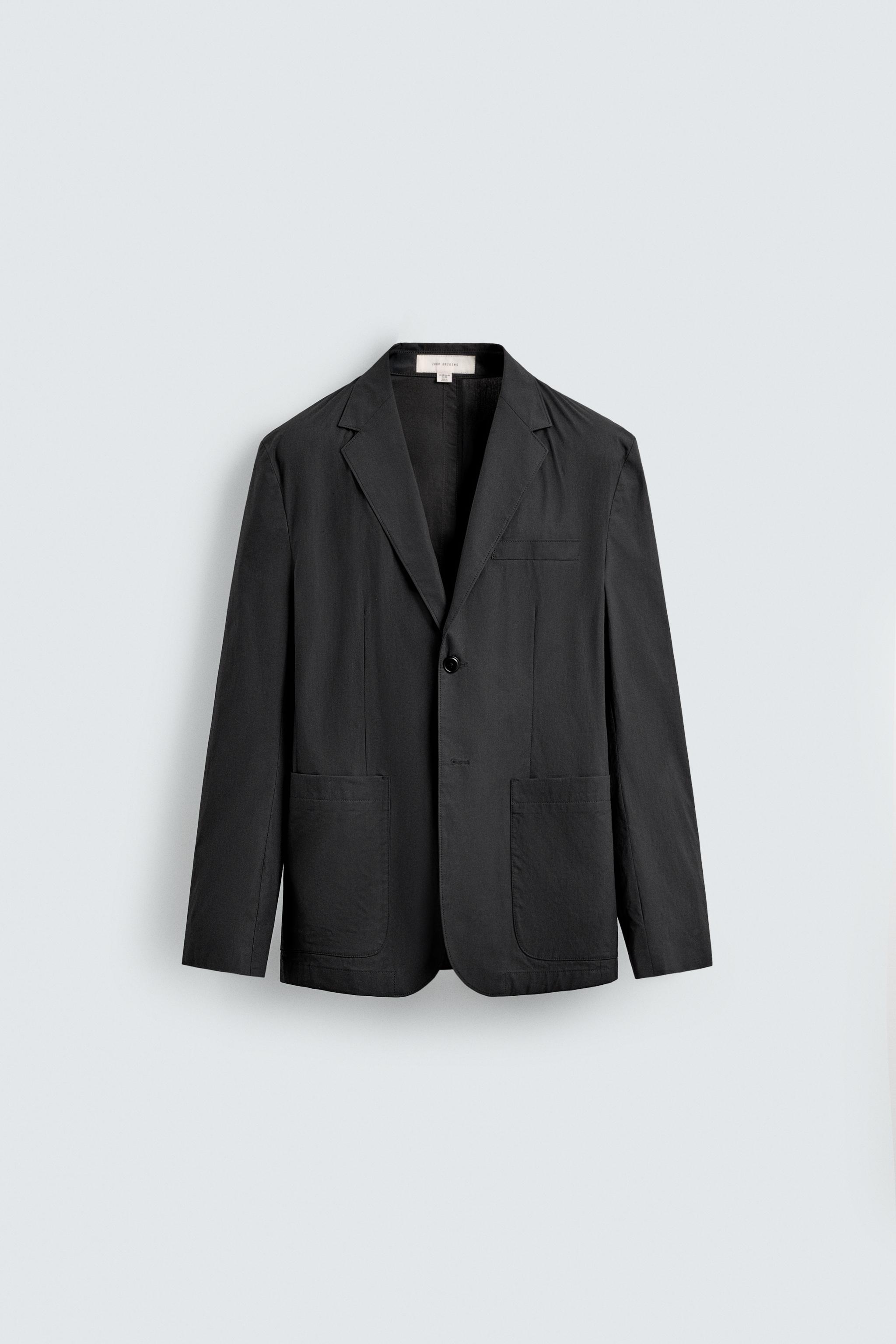 POPLIN SUIT BLAZER