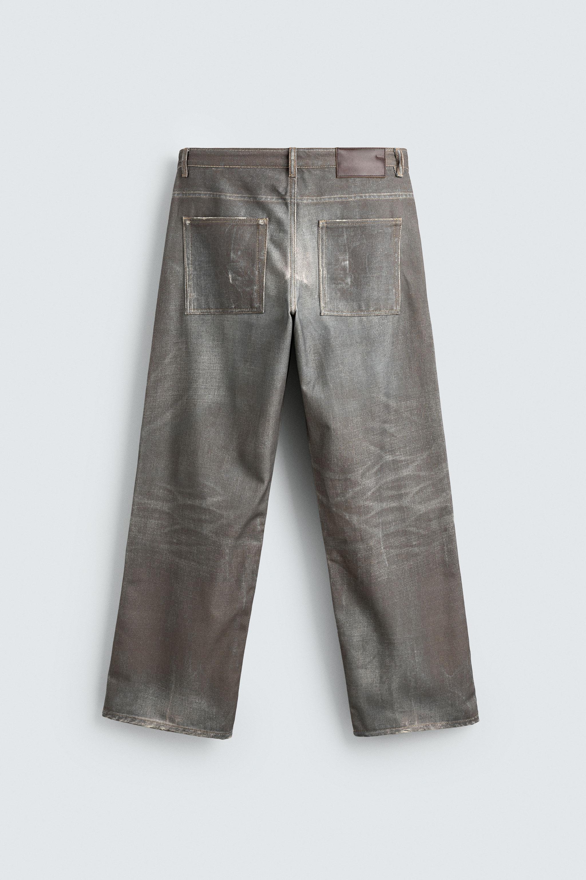 PRINTED BAGGY FIT JEANS