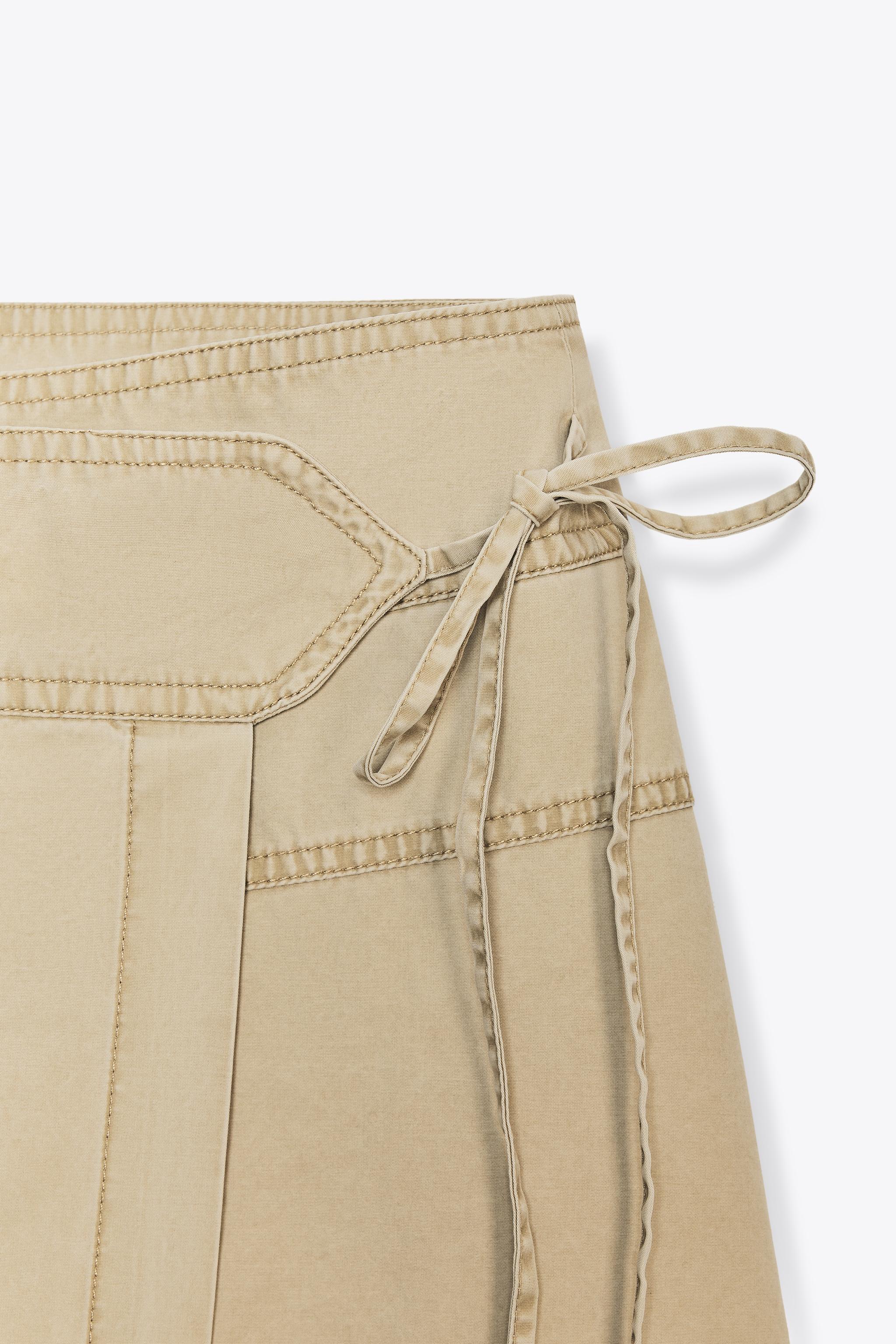 ASYMMETRIC WRAP SKIRT