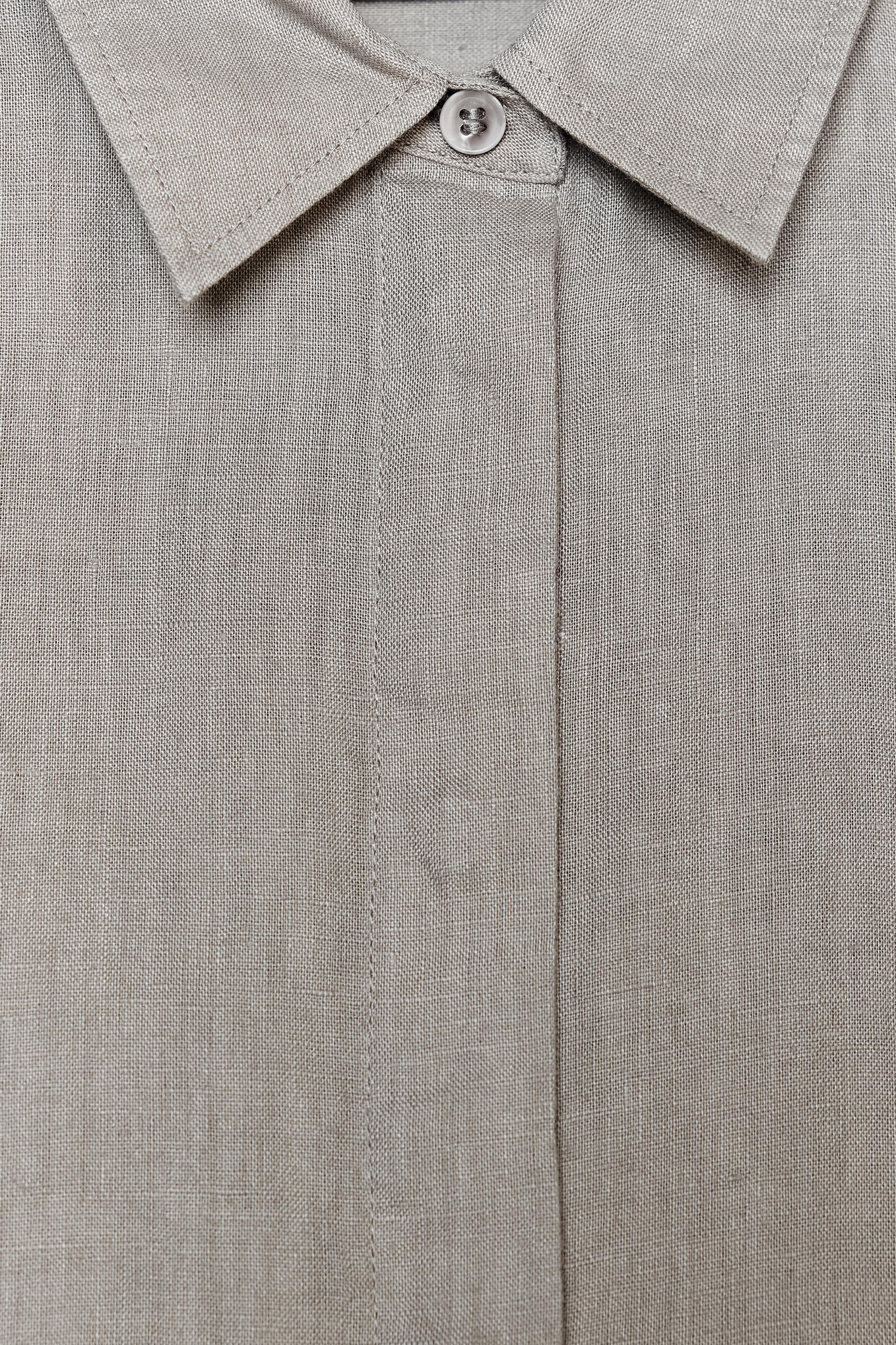 100% LINEN SHIRT ZW COLLECTION