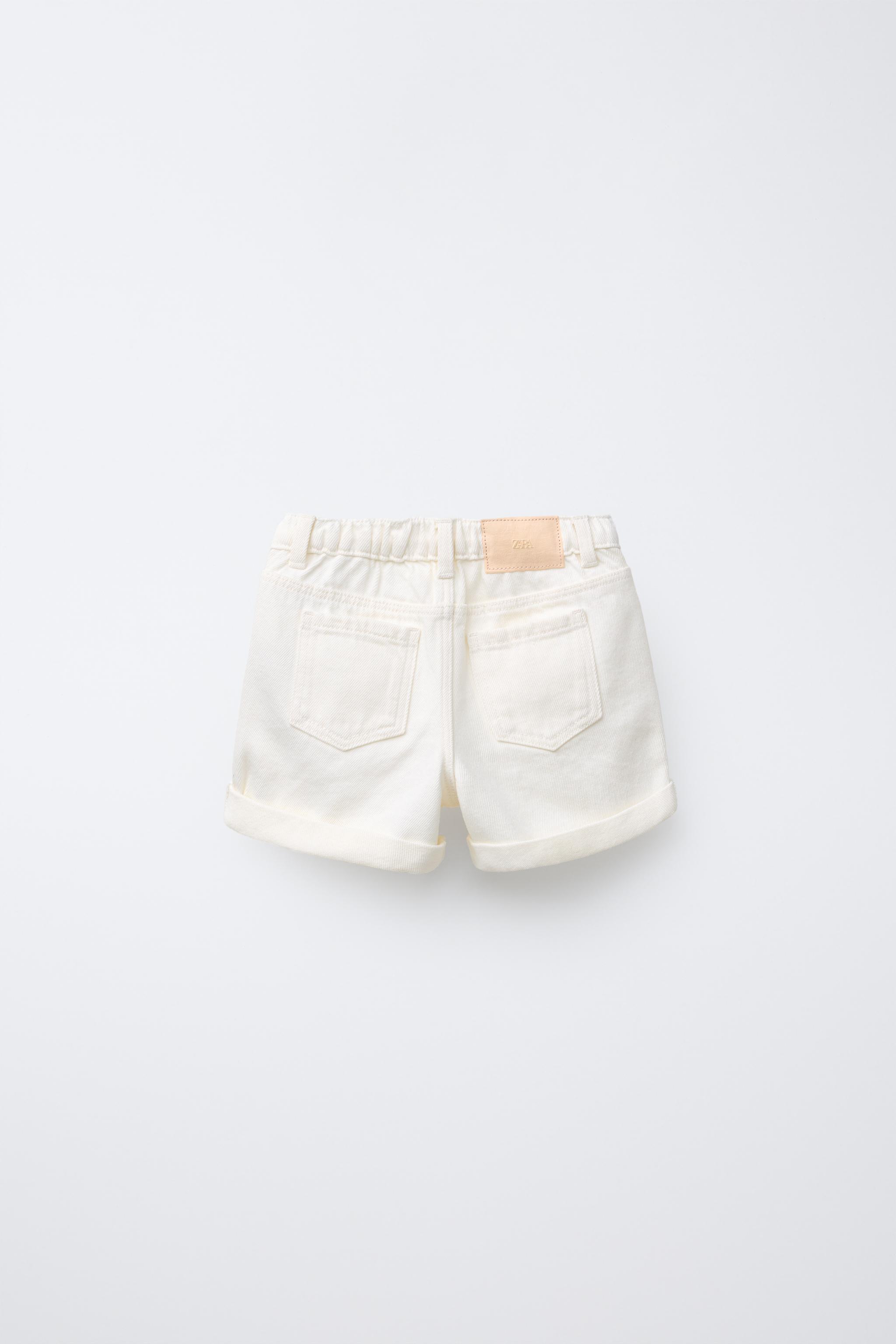 EMBROIDERED FLORAL HIGH WAIST DENIM SHORTS