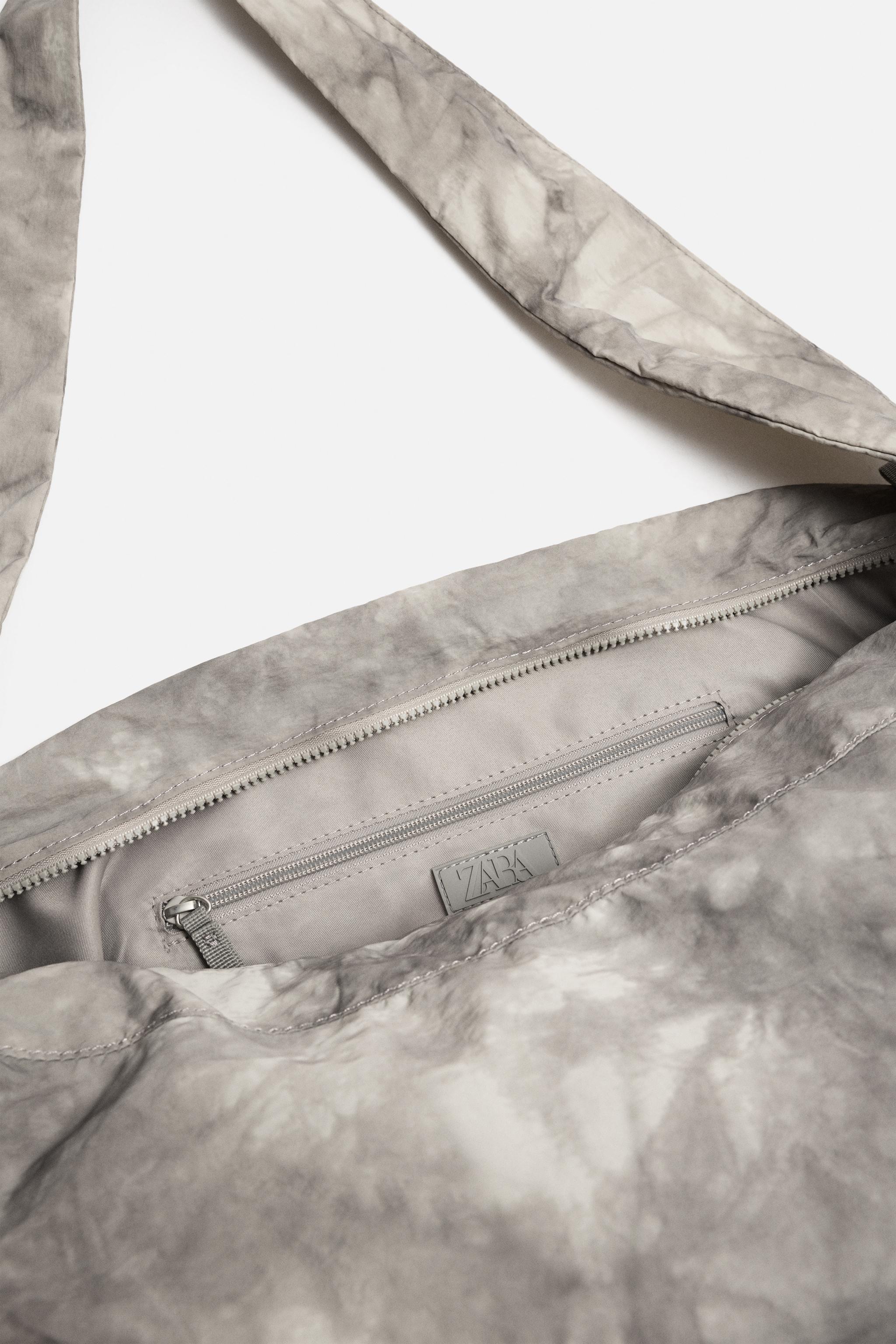 WORN EFFECT NYLON BAG