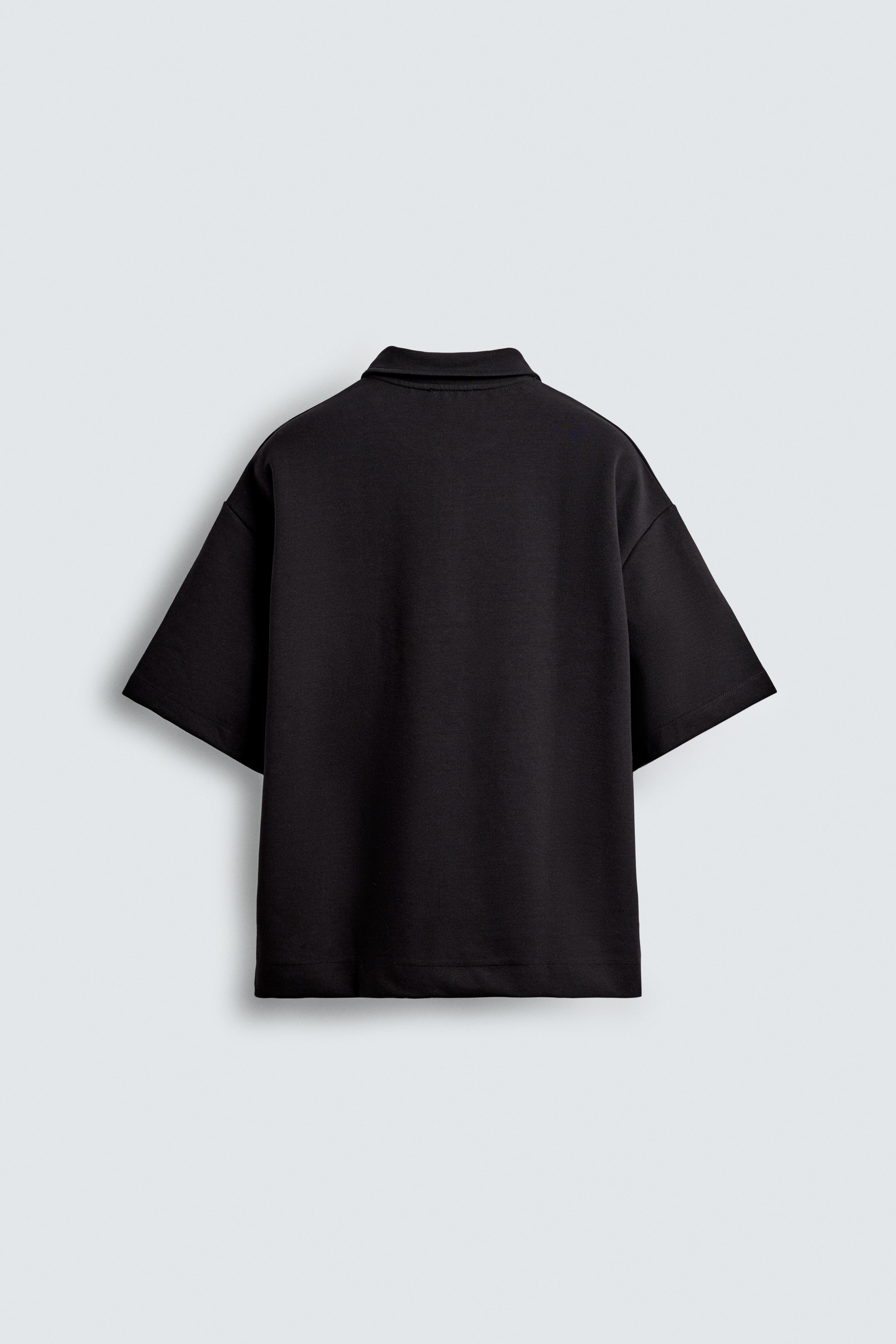 INTERLOCK ZIP POLO SHIRT