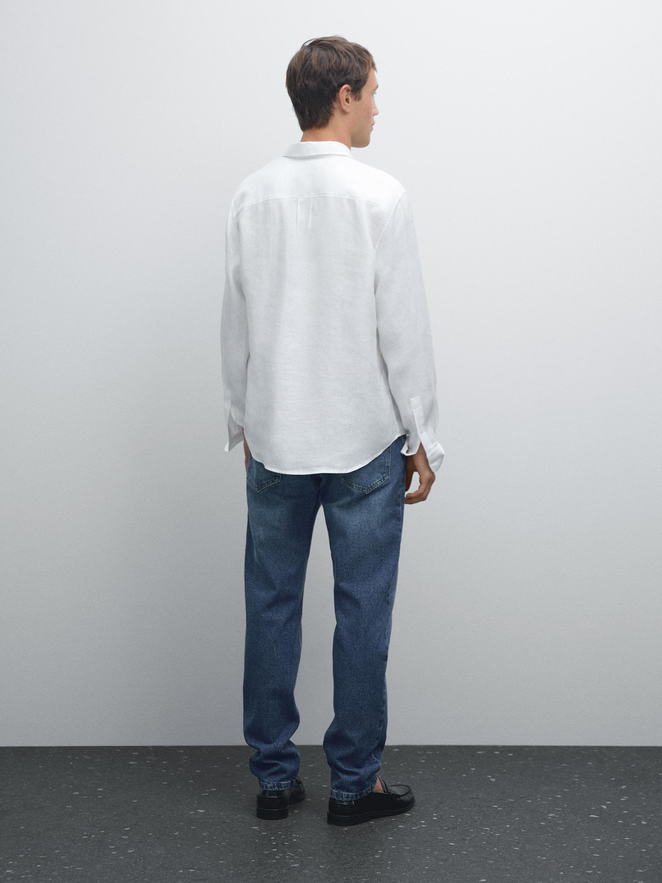 Lightweight regular fit twill shirt