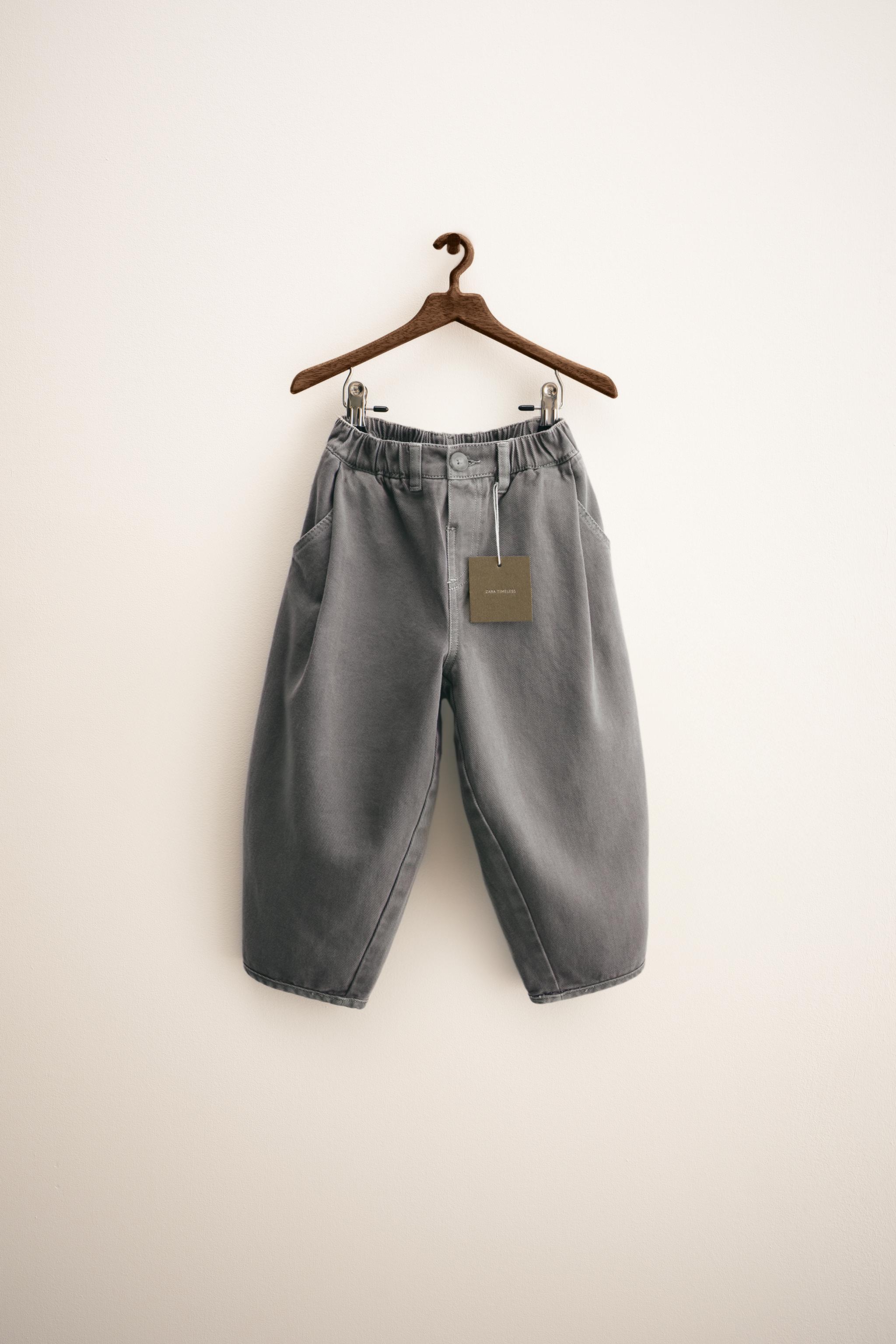 ZARA TIMELESS - WOOL BLEND TWILL BALLOON PANTS