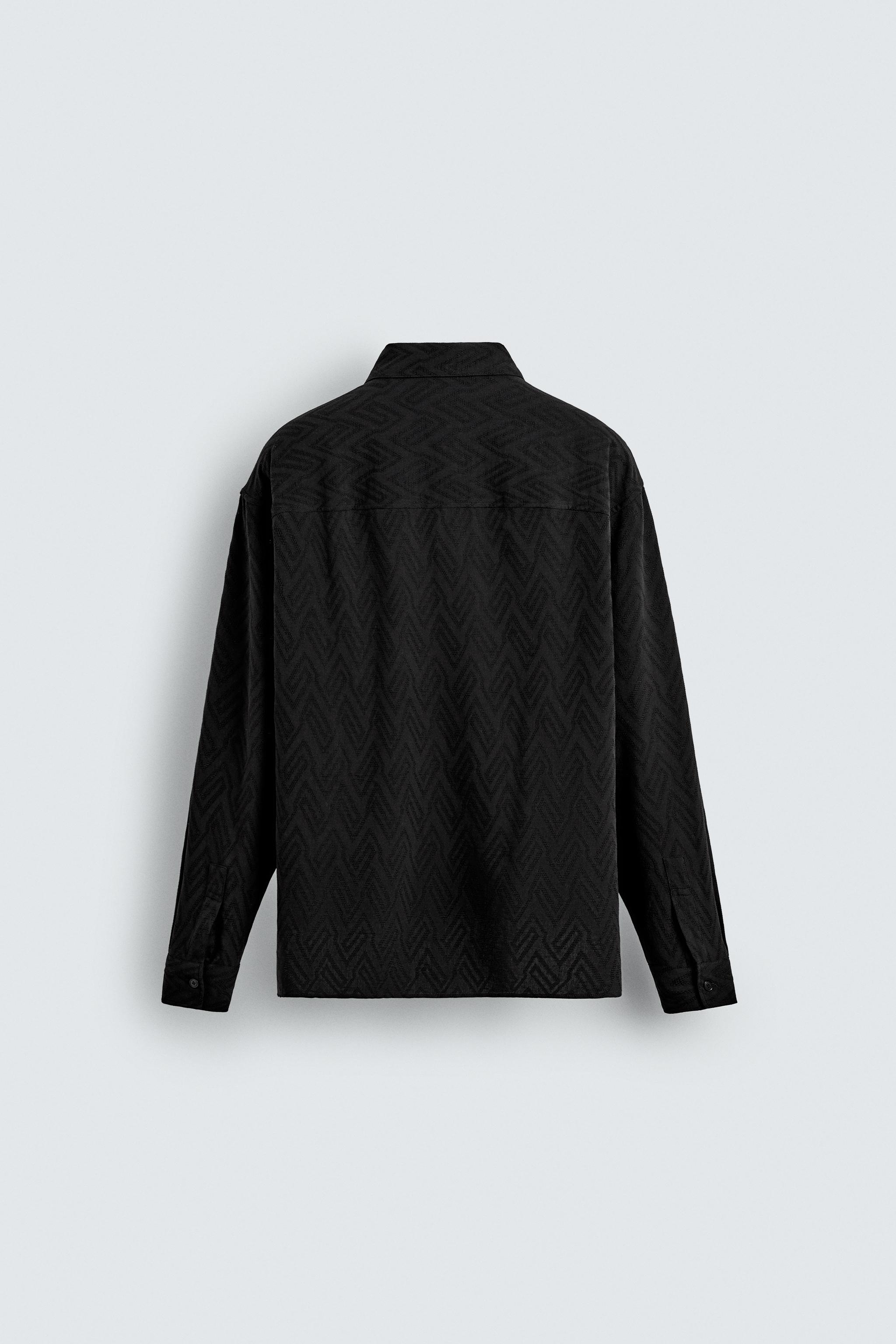 GEOMETRIC JACQUARD SHIRT