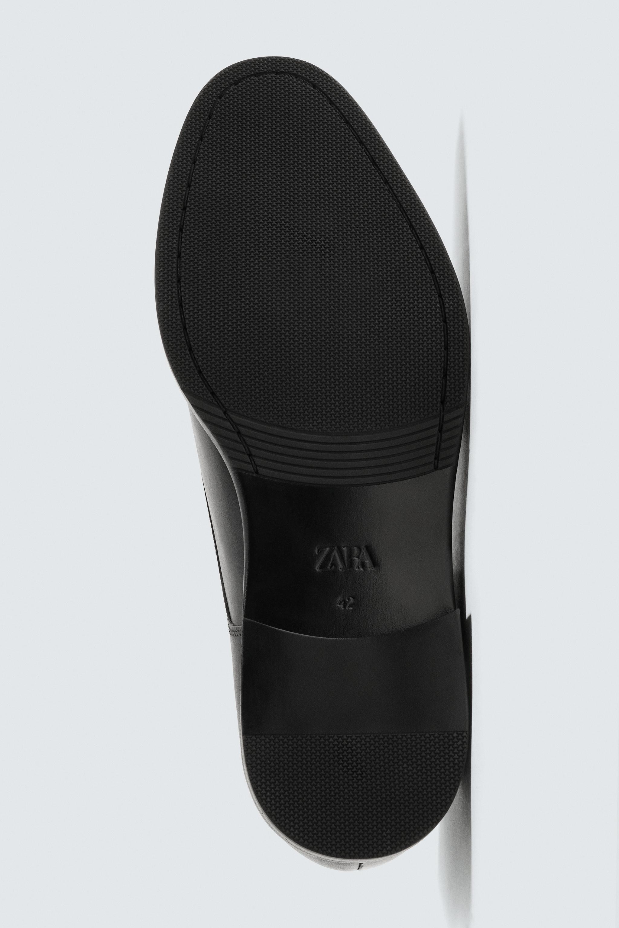 DOUBLE BUCKLE LEATHER SHOES