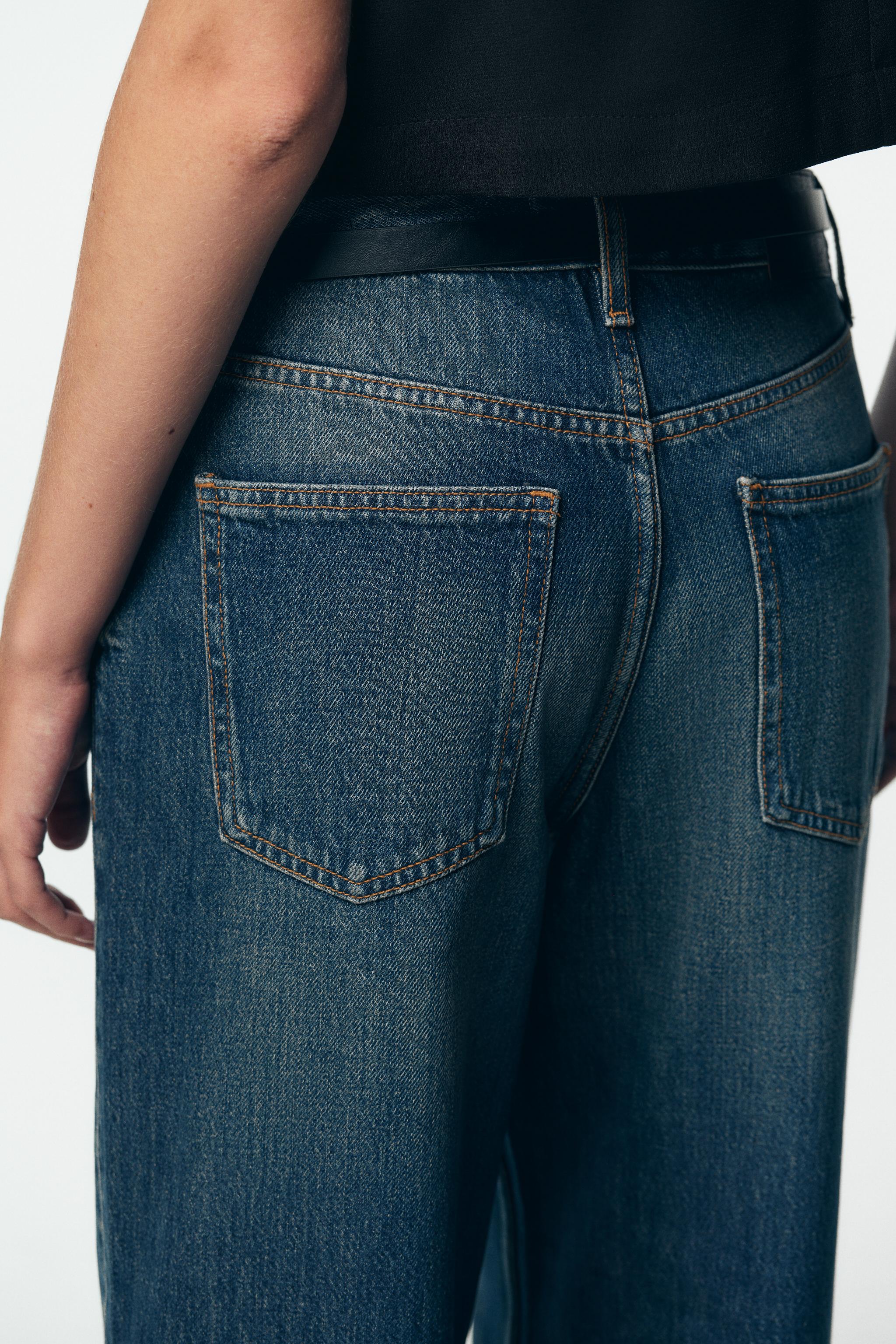 Z1975 HIGH-WAISTED CULOTTE JEANS WITH BELT