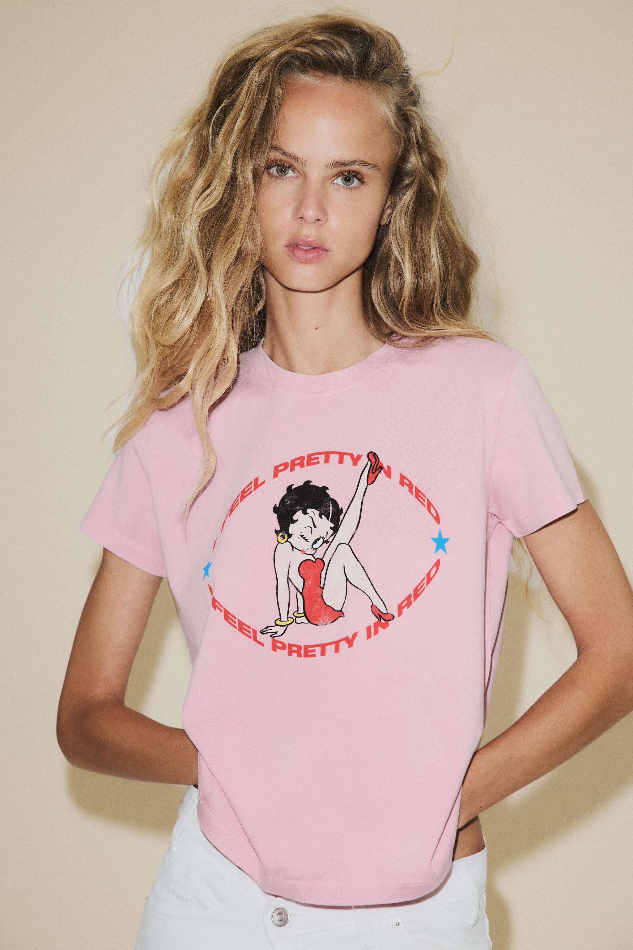 BETTY BOOP® WASHED EFFECT T-SHIRT