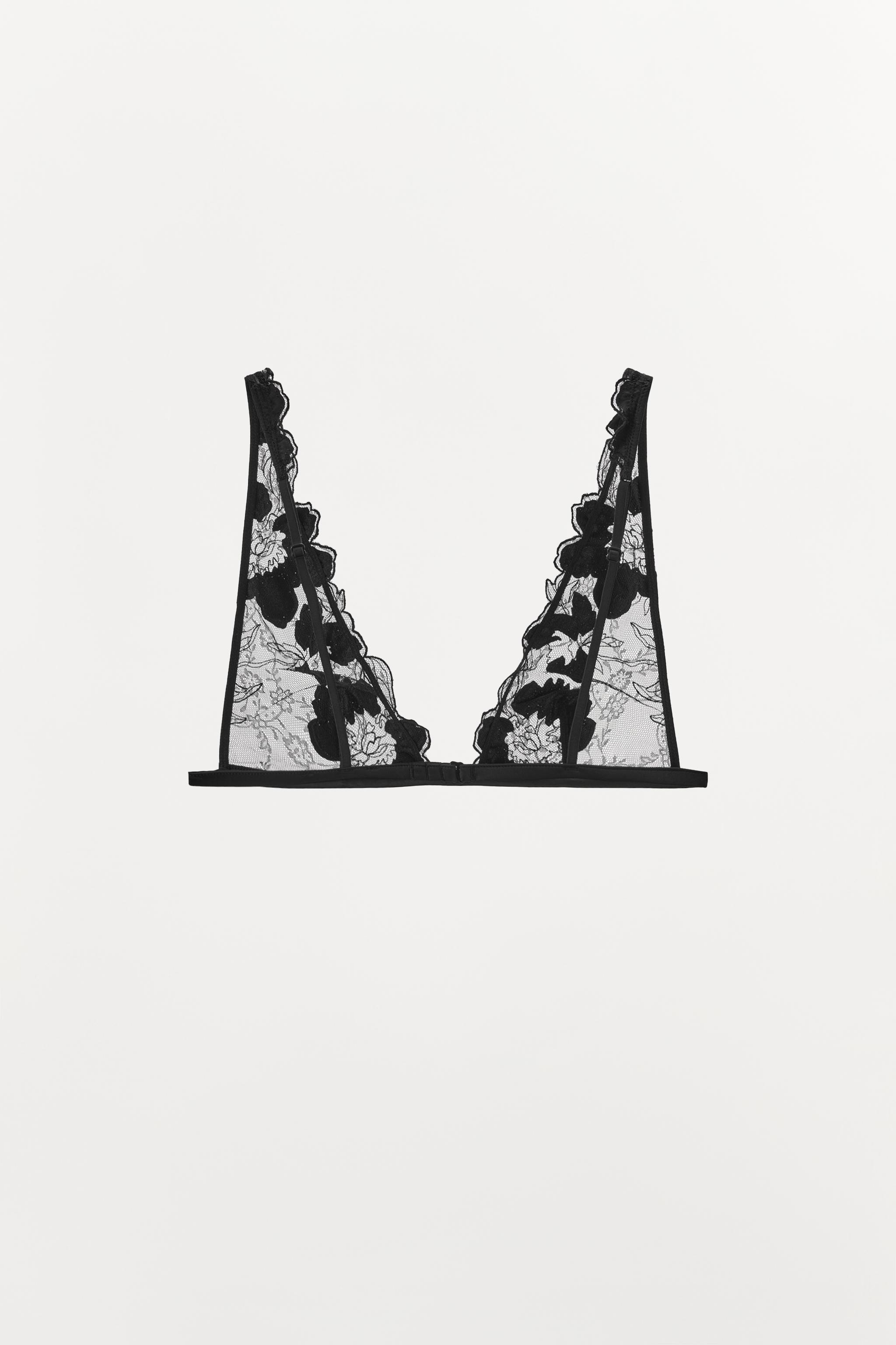 FLORAL LACE TRIANGLE BRALETTE