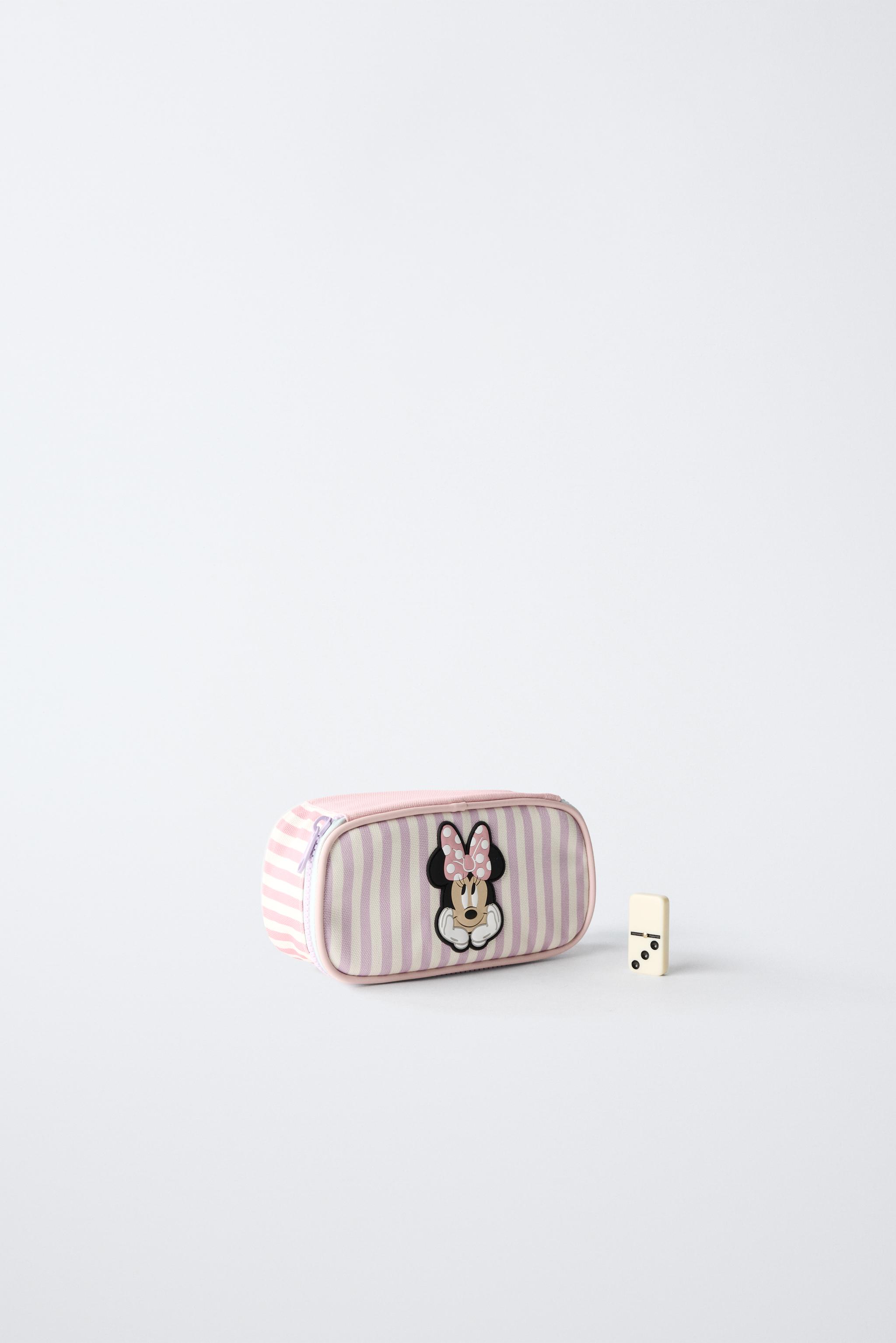 MINNIE MOUSE © DISNEY STRIPED PENCIL CASE