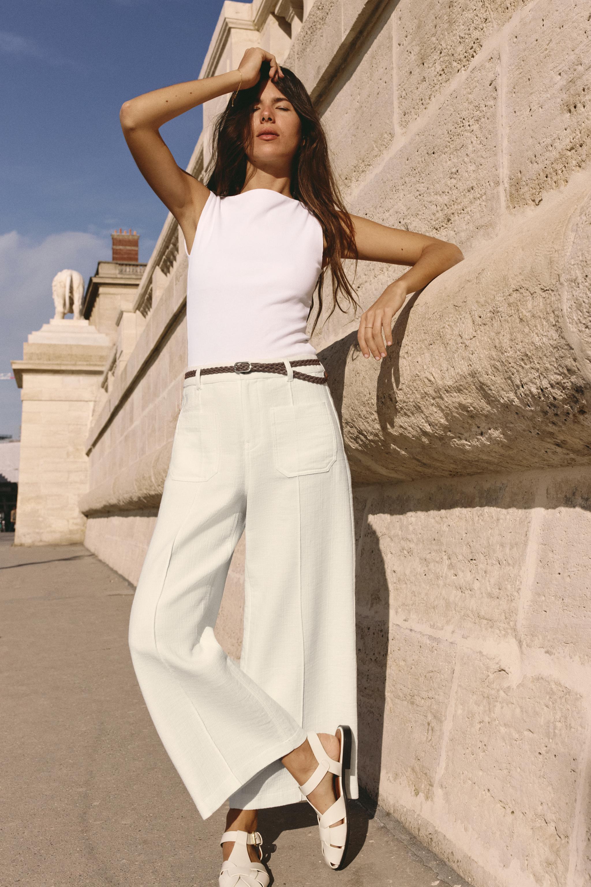 BRAIDED BELT CULOTTES
