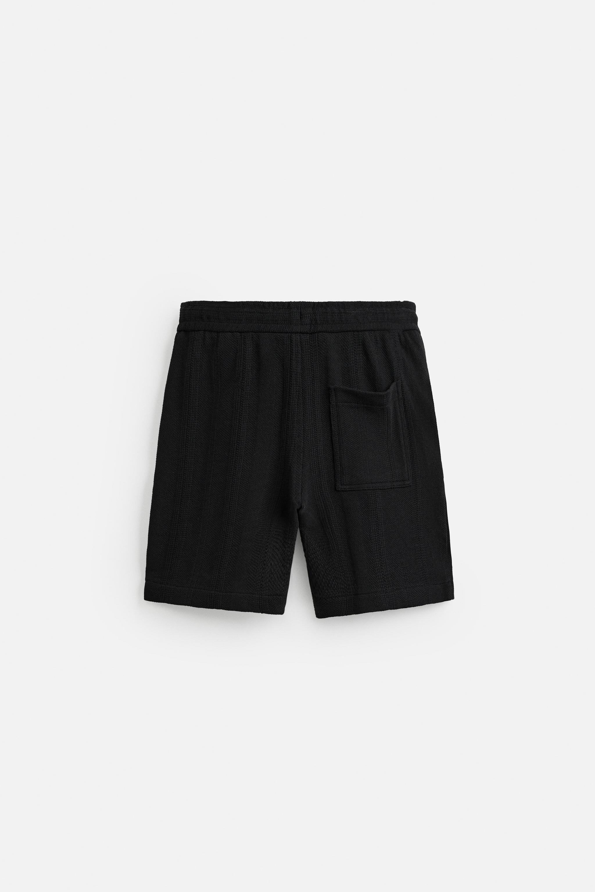 JACQUARD TEXTURED SHORTS