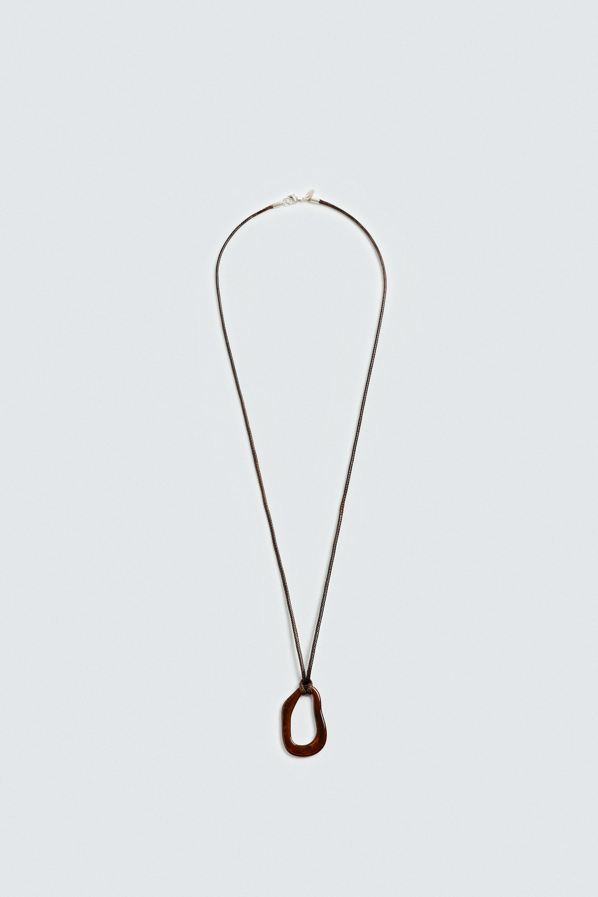 CORD PENDANT NECKLACE