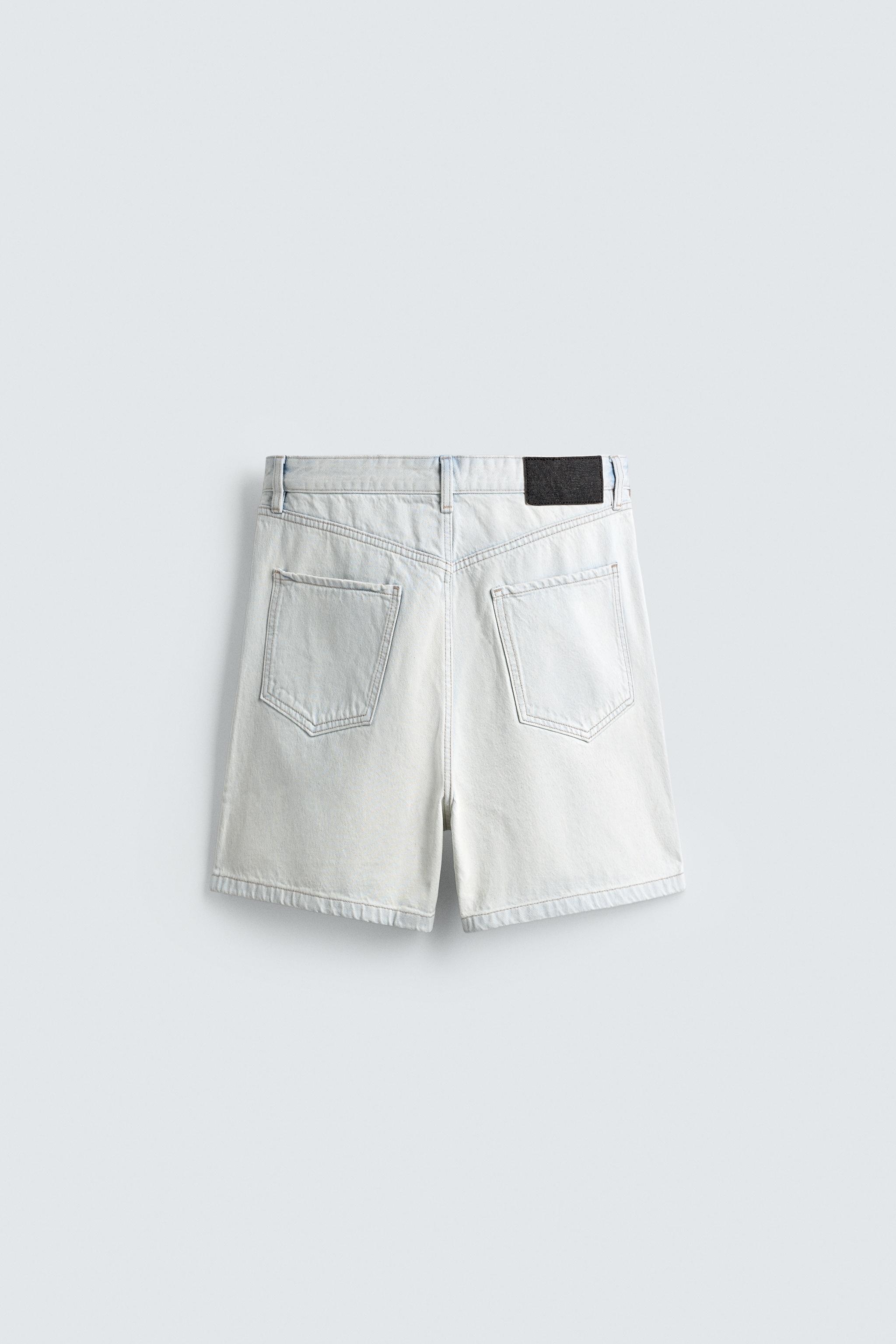 REGULAR FIT DENIM SHORTS