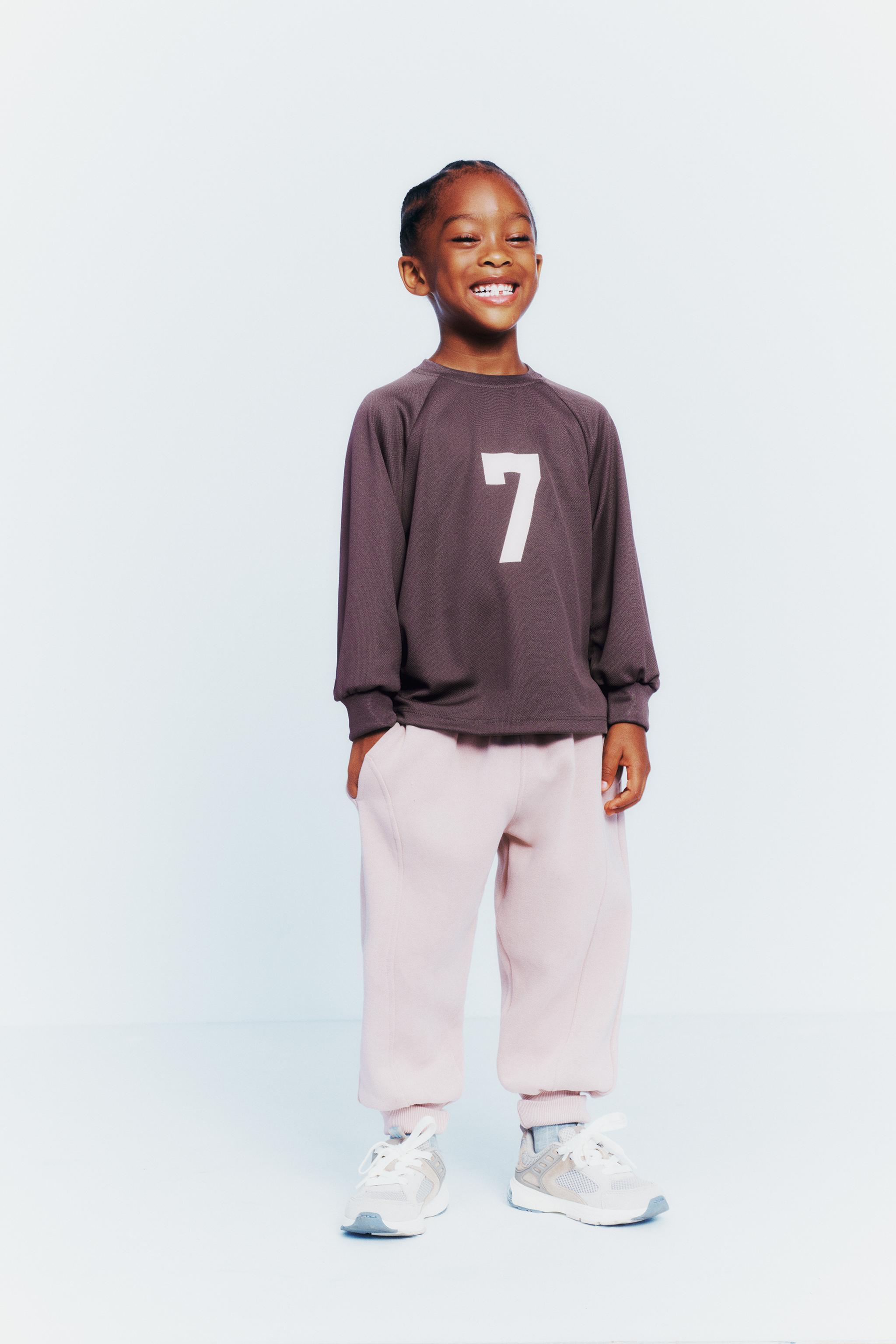 FLOCKED LOGO JOGGER PANTS