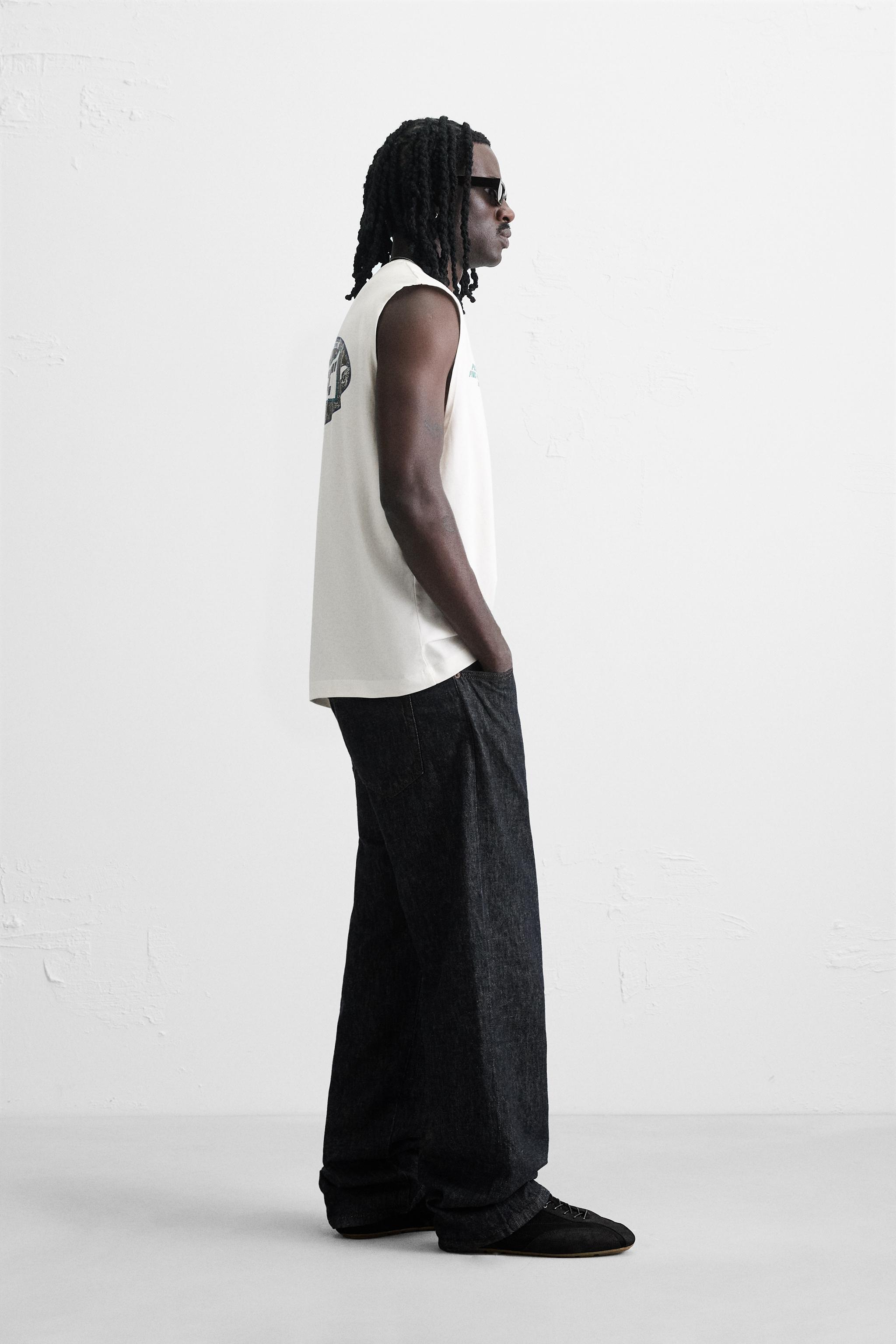 WASHED PRINT TANK TOP