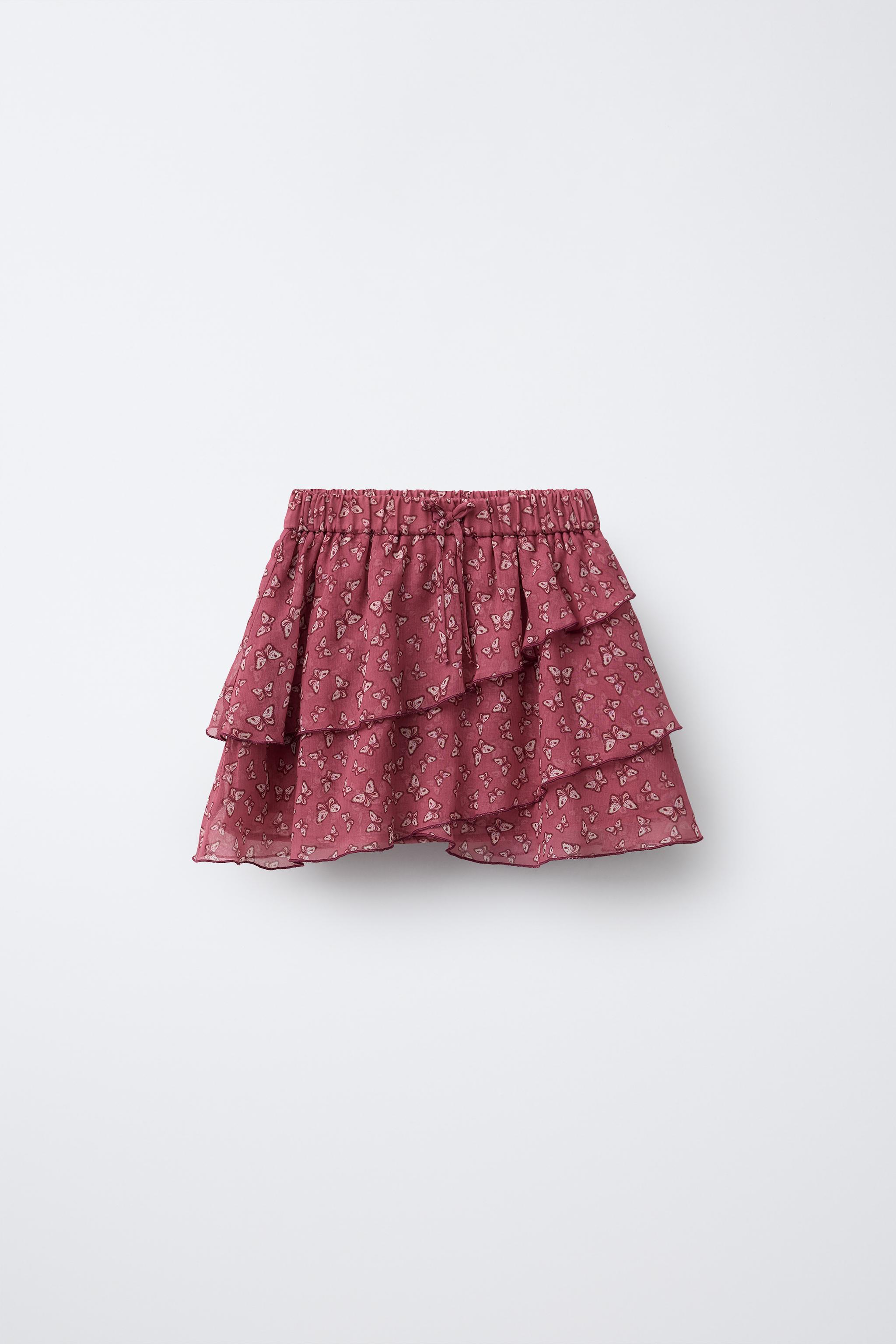 BUTTERFLY PRINT SKORT