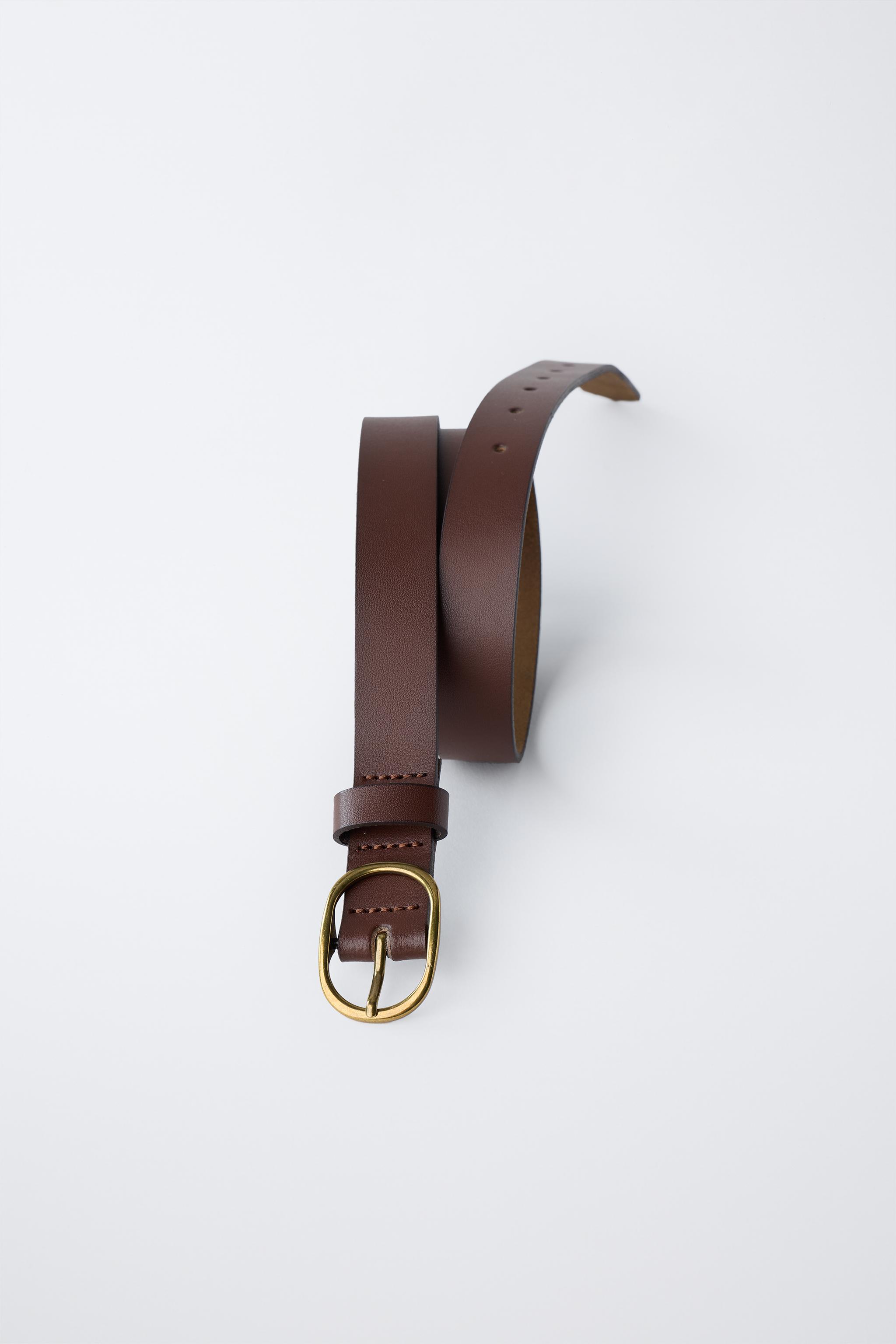 LEATHER BUCKLE BELT