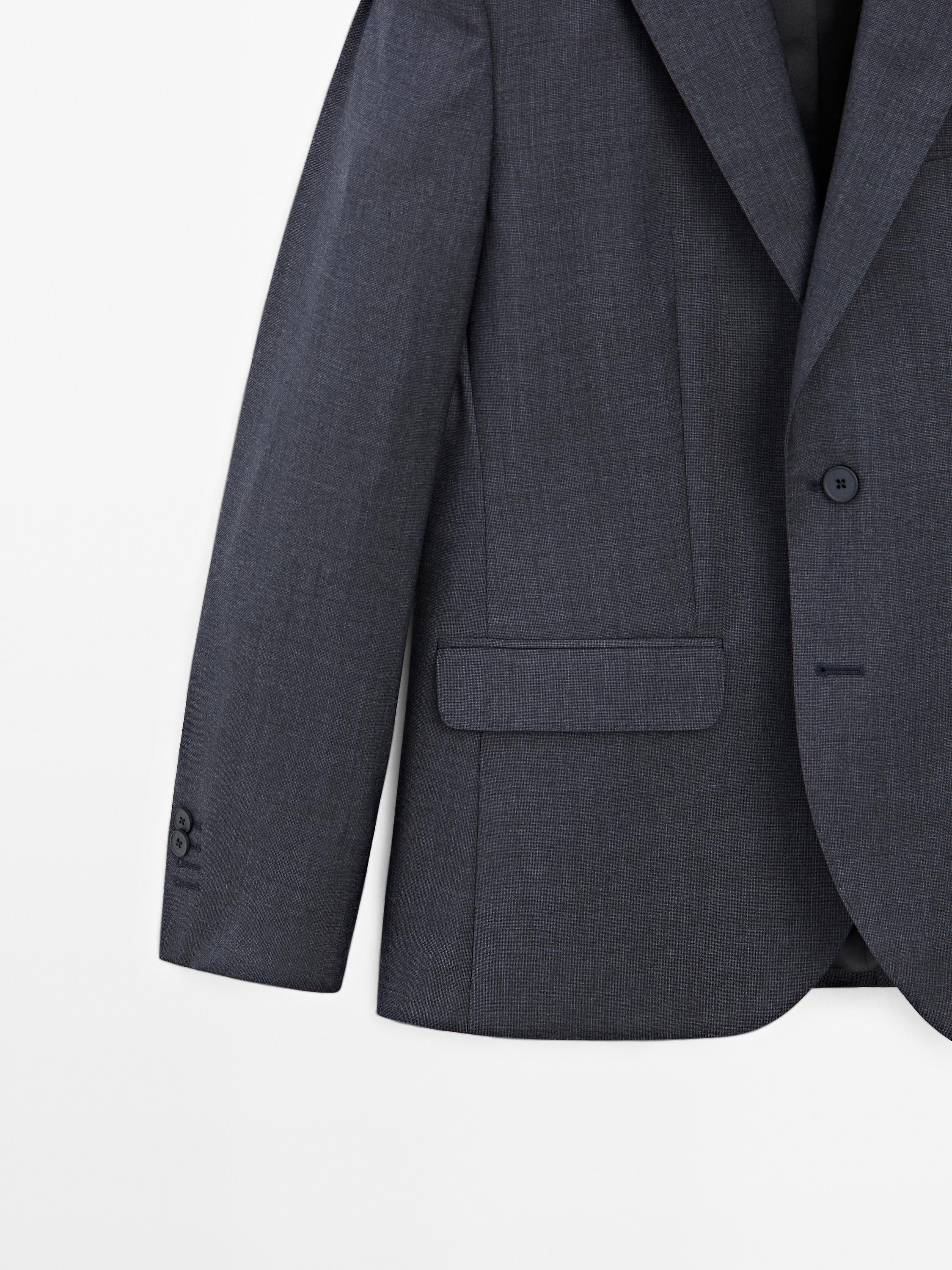 100% wool suit blazer