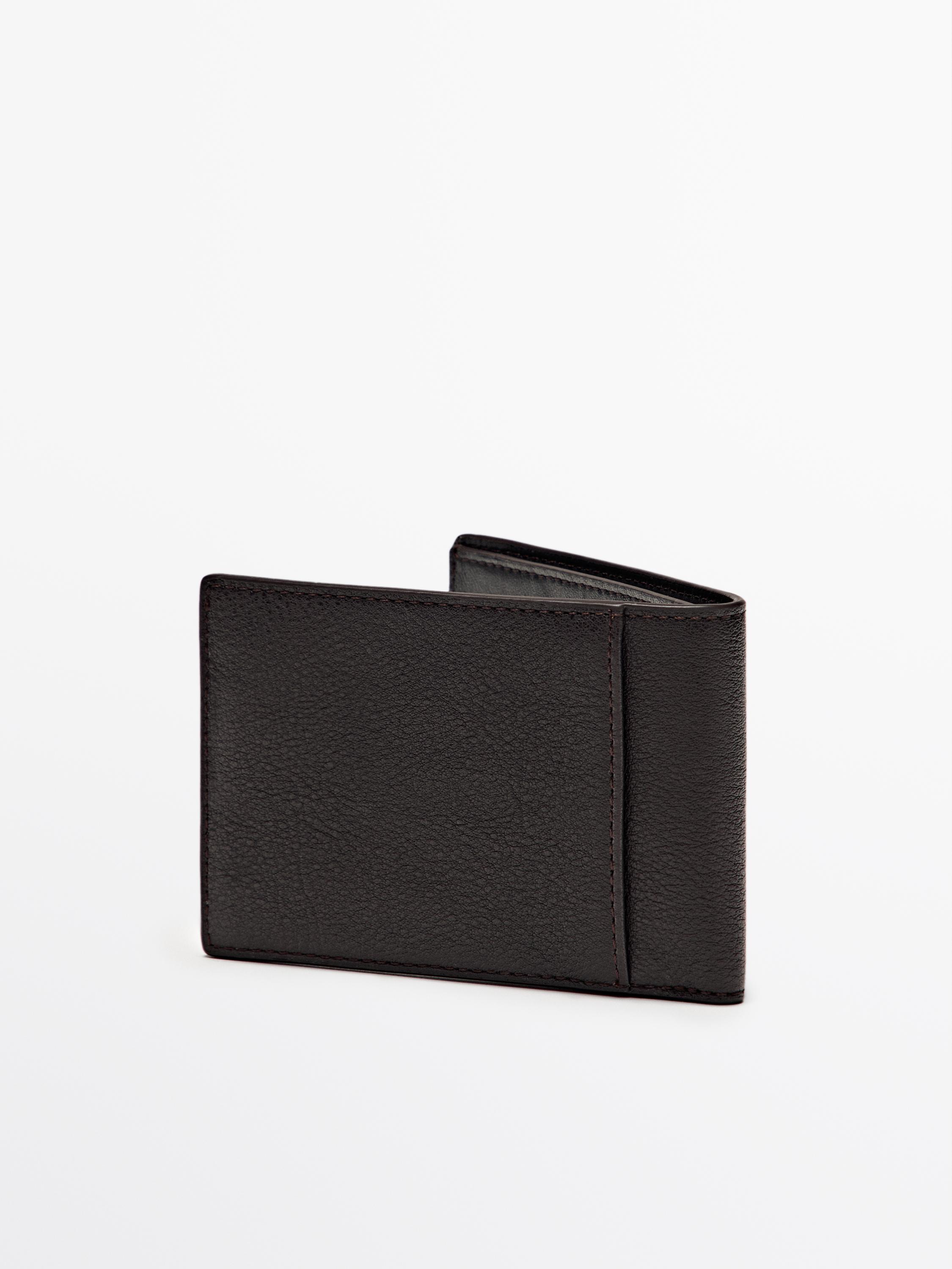 Nappa leather landscape wallet