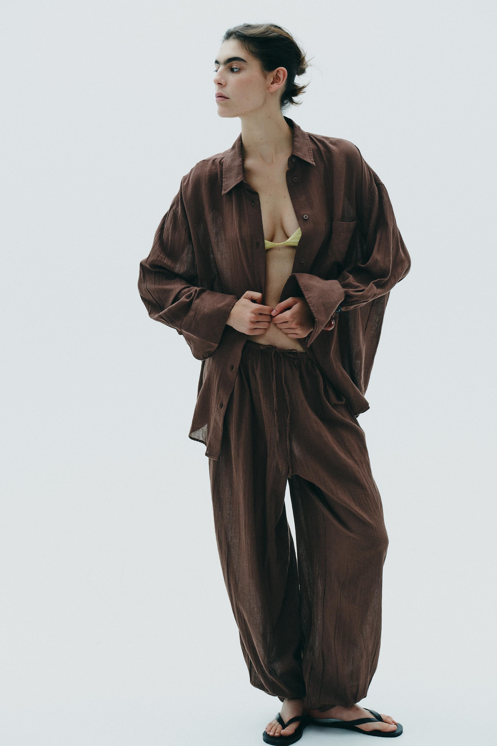 OVERSIZED GAUZE SHIRT