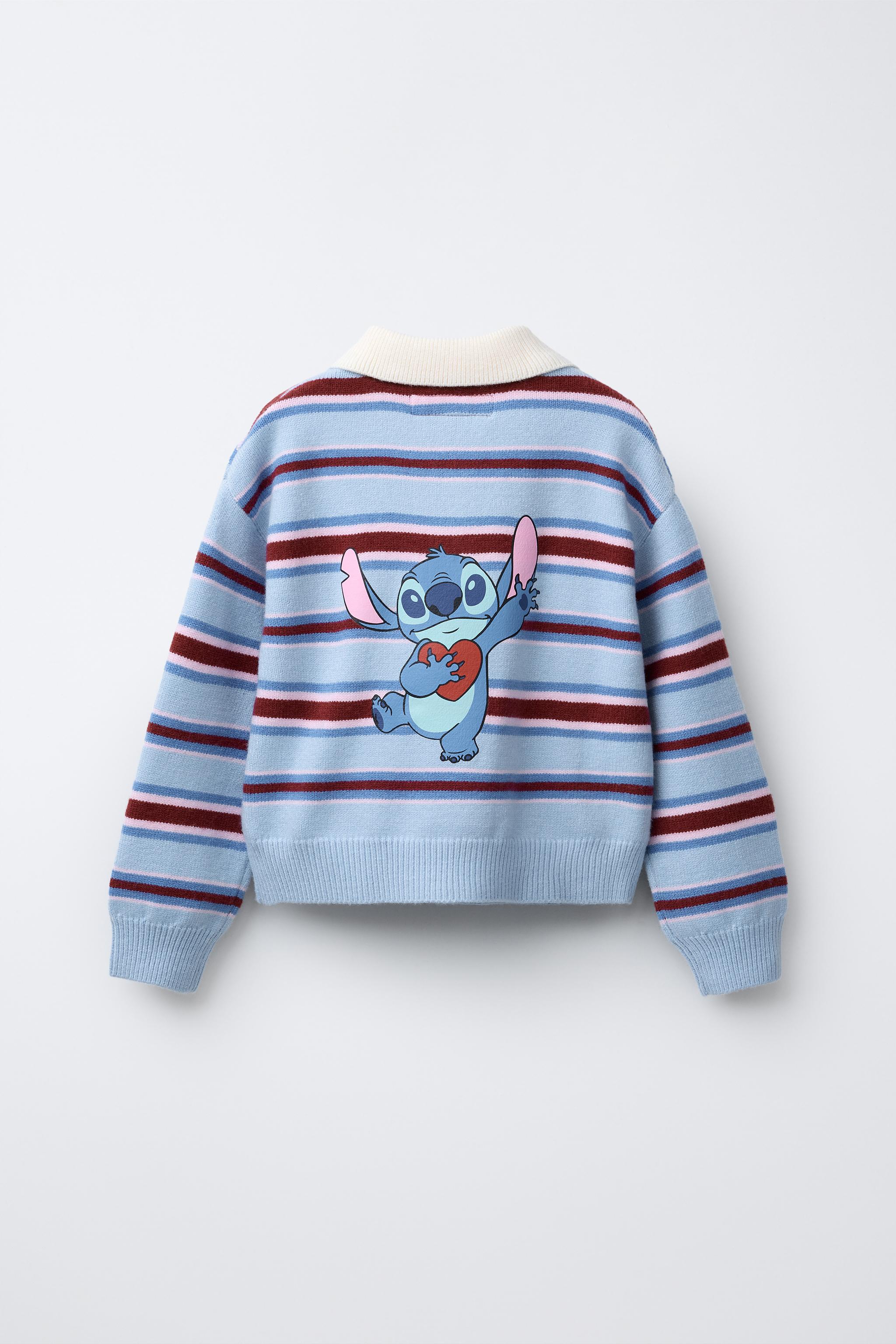 LILO & STITCH © DISNEY STRIPED POLO SWEATER