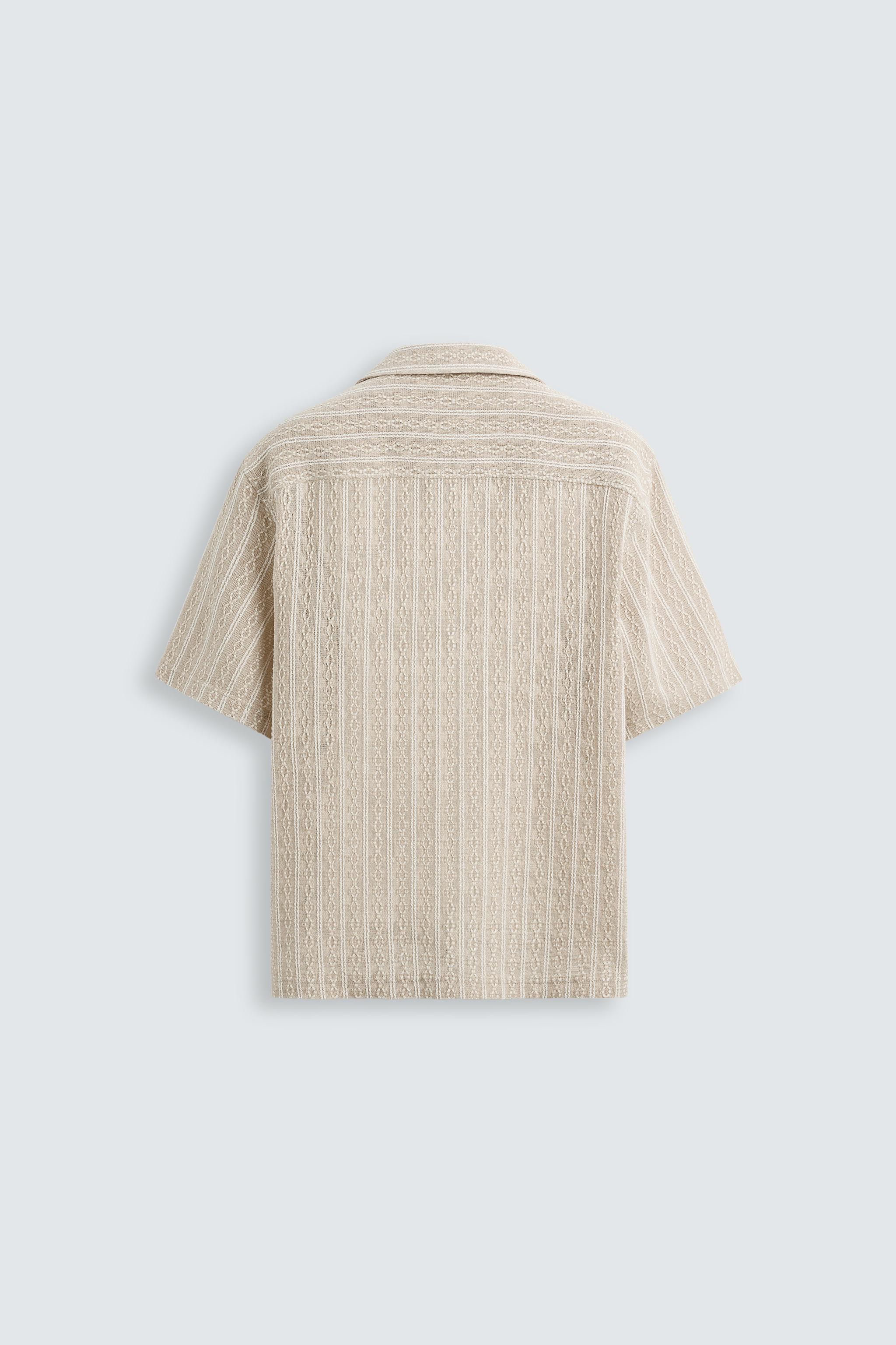 GEOMETRIC JACQUARD SHIRT