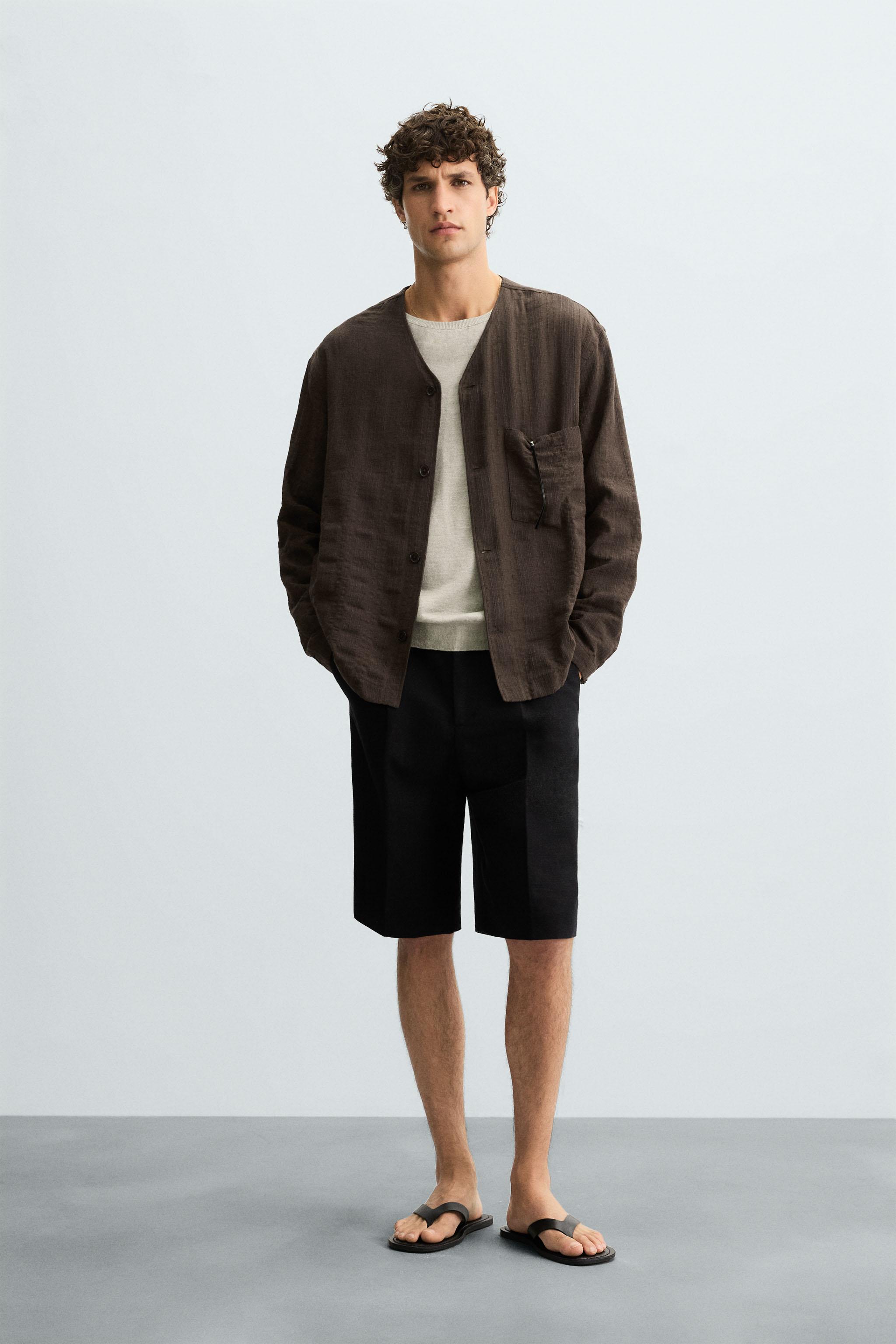 STRIPED JACQUARD SHIRT