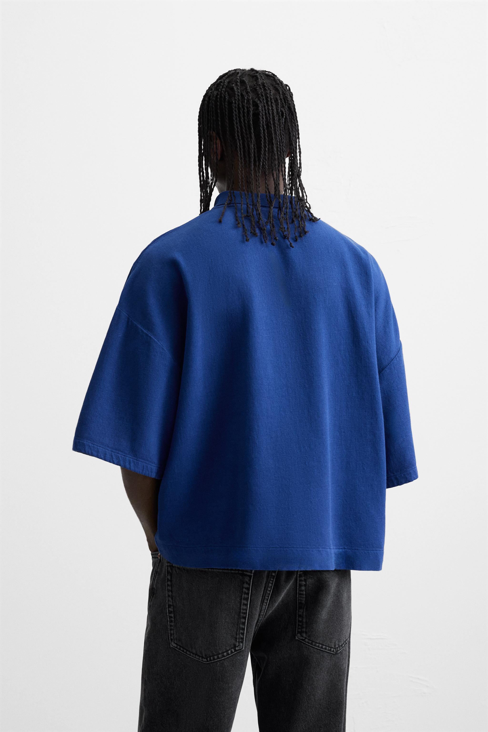 EMBROIDERED TEXT POLO SHIRT