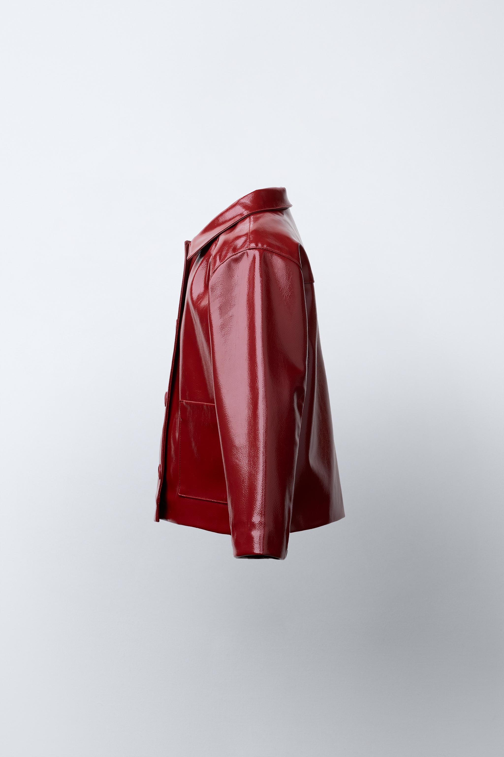 PATENT EFFECT JACKET