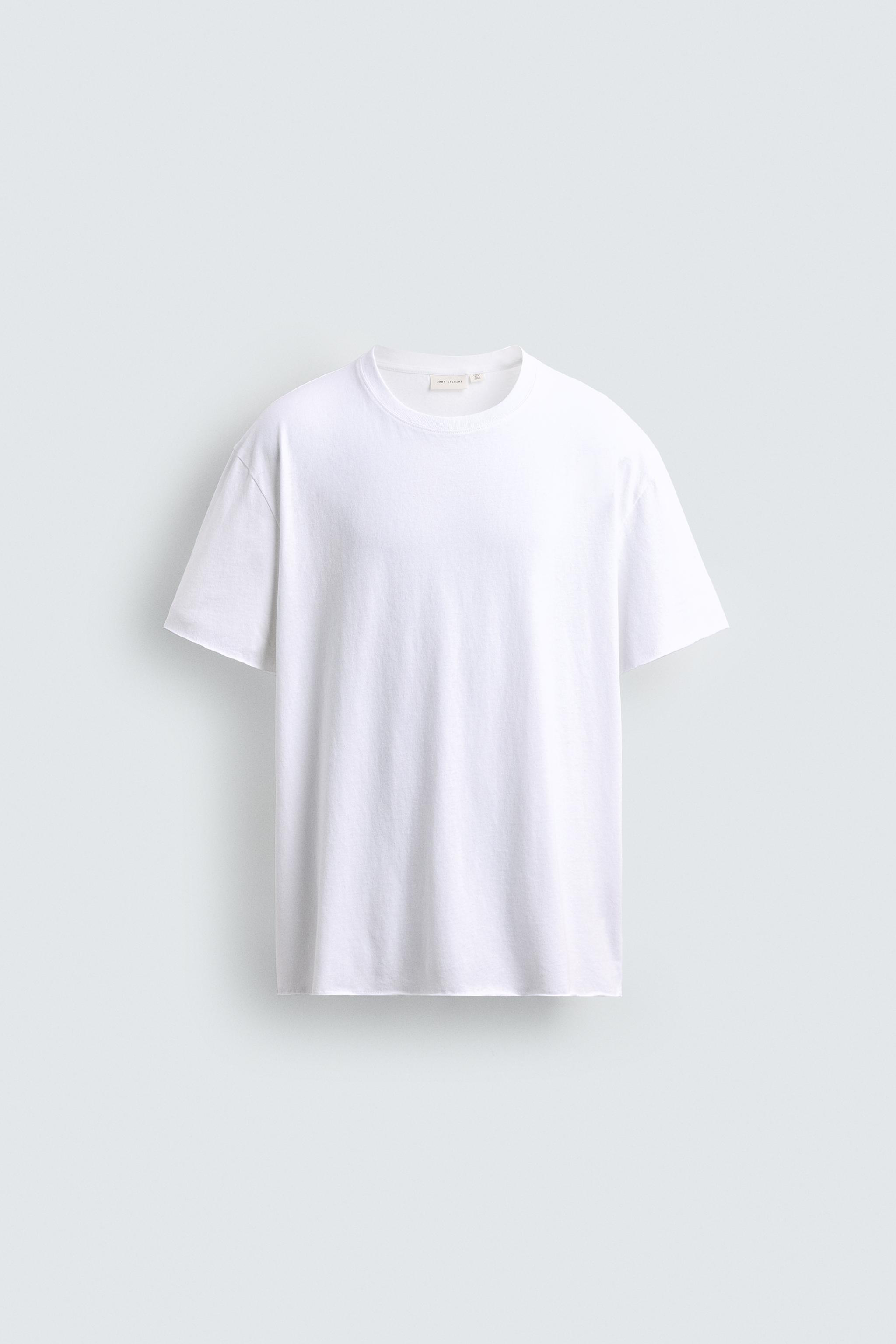 LIGHTWEIGHT T-SHIRT WITH IRREGULAR FINISH