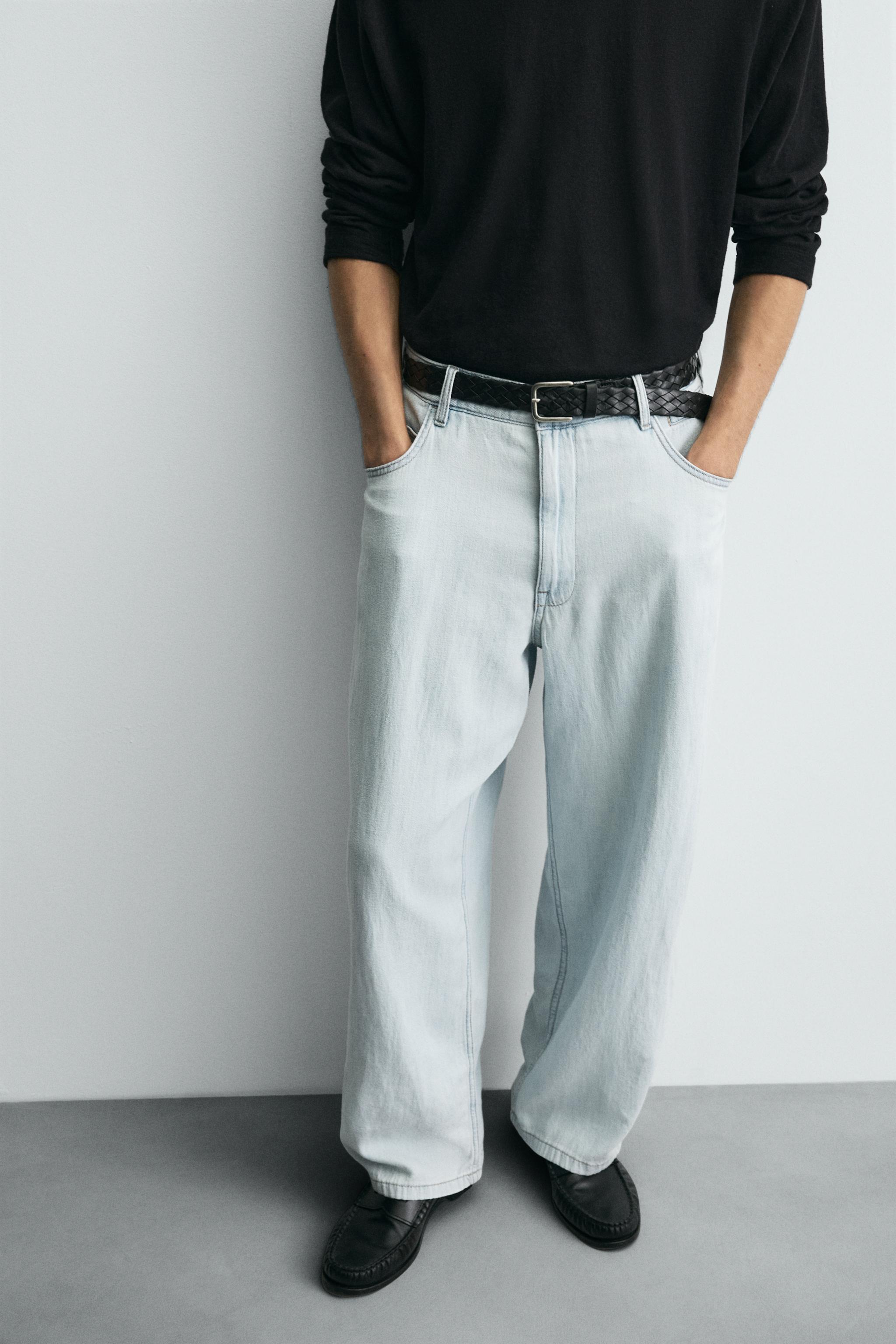 LIGHTWEIGHT LOOSE WIDE FIT JEANS