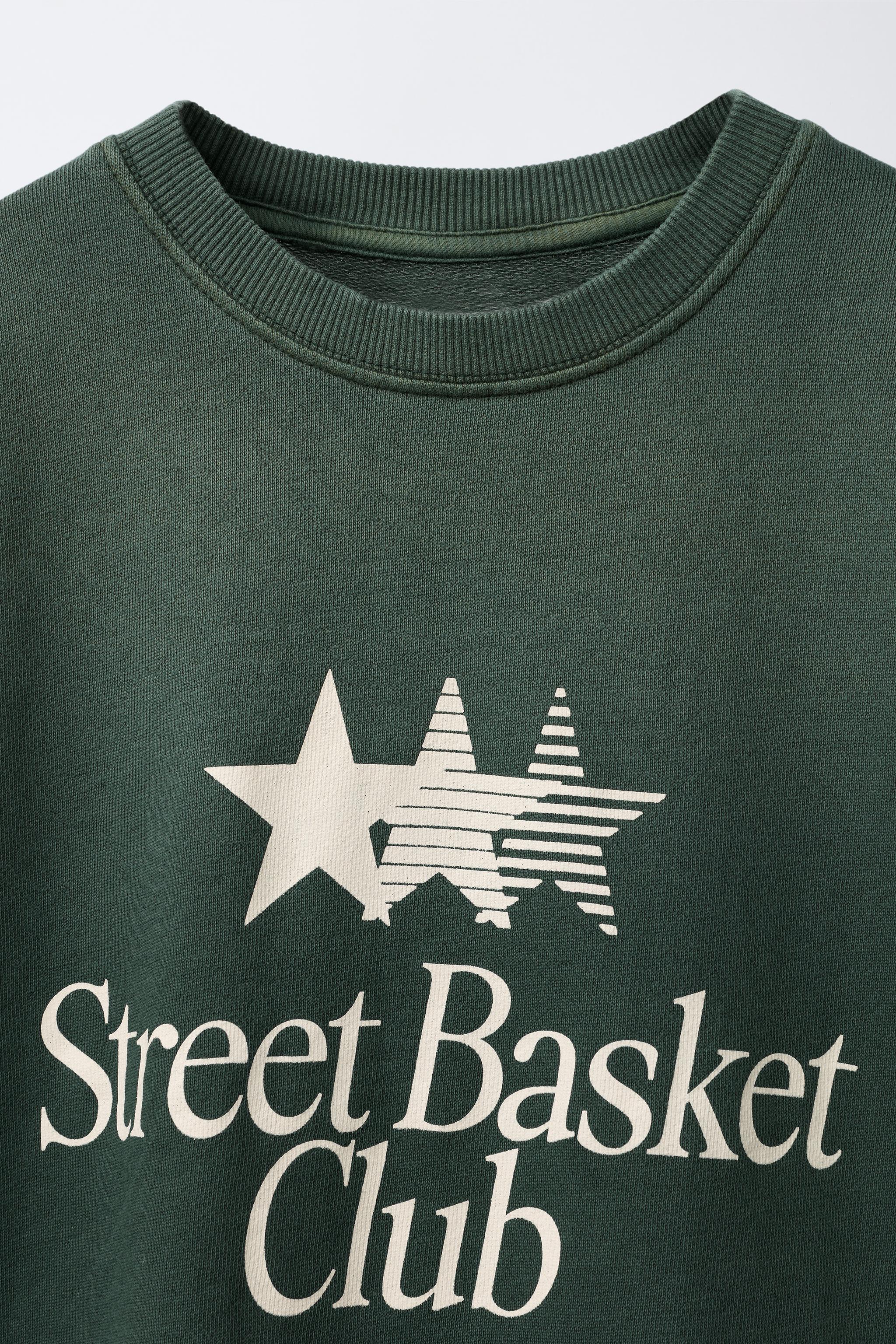 WASHED EFFECT TEXT T-SHIRT AND JOGGER PANTS SET