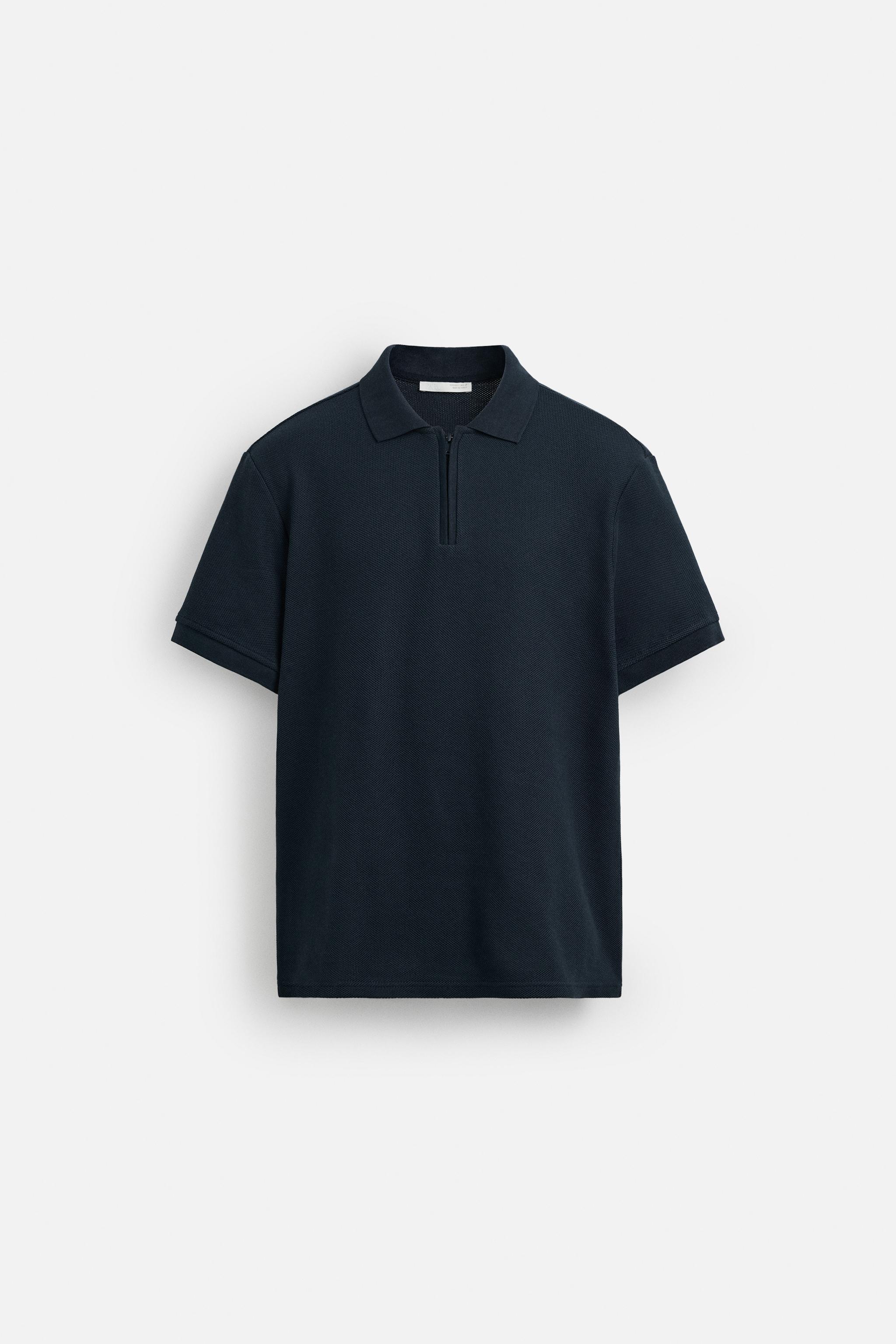 QUARTER ZIP POLO