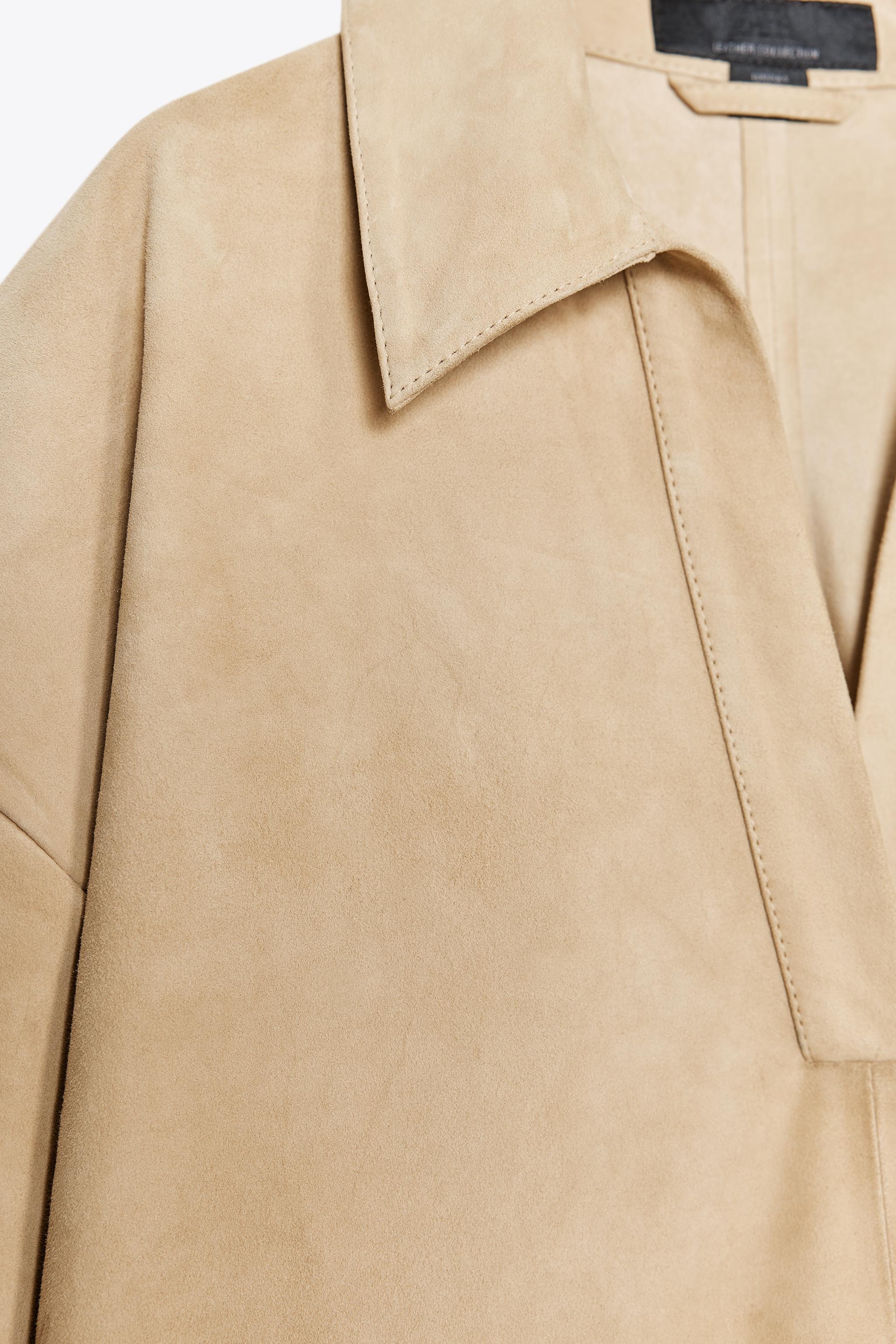 SUEDE LEATHER DRESS ZW COLLECTION LIMITED EDITION