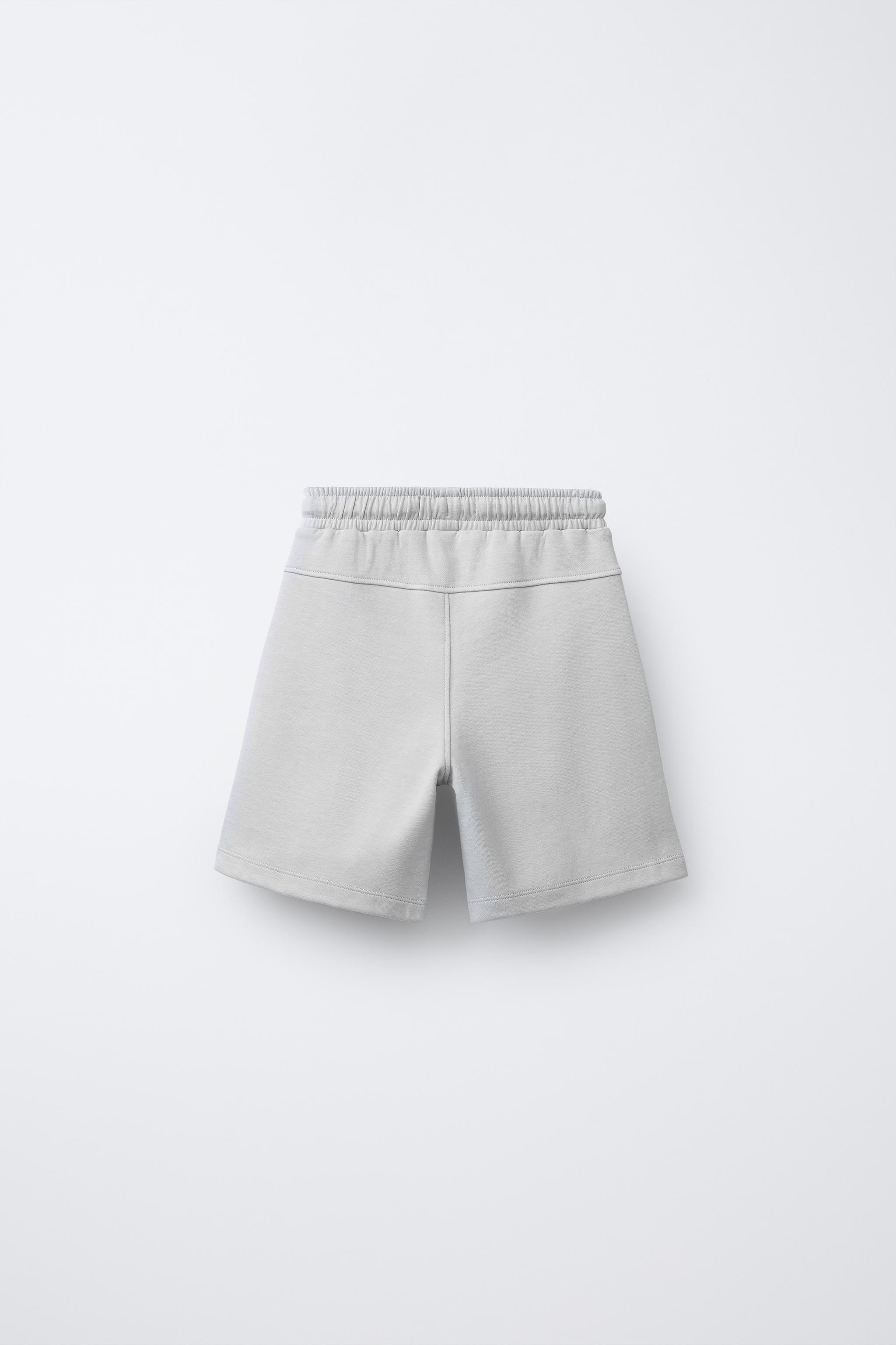 SPORTY CONTRAST ZIPPER SHORTS