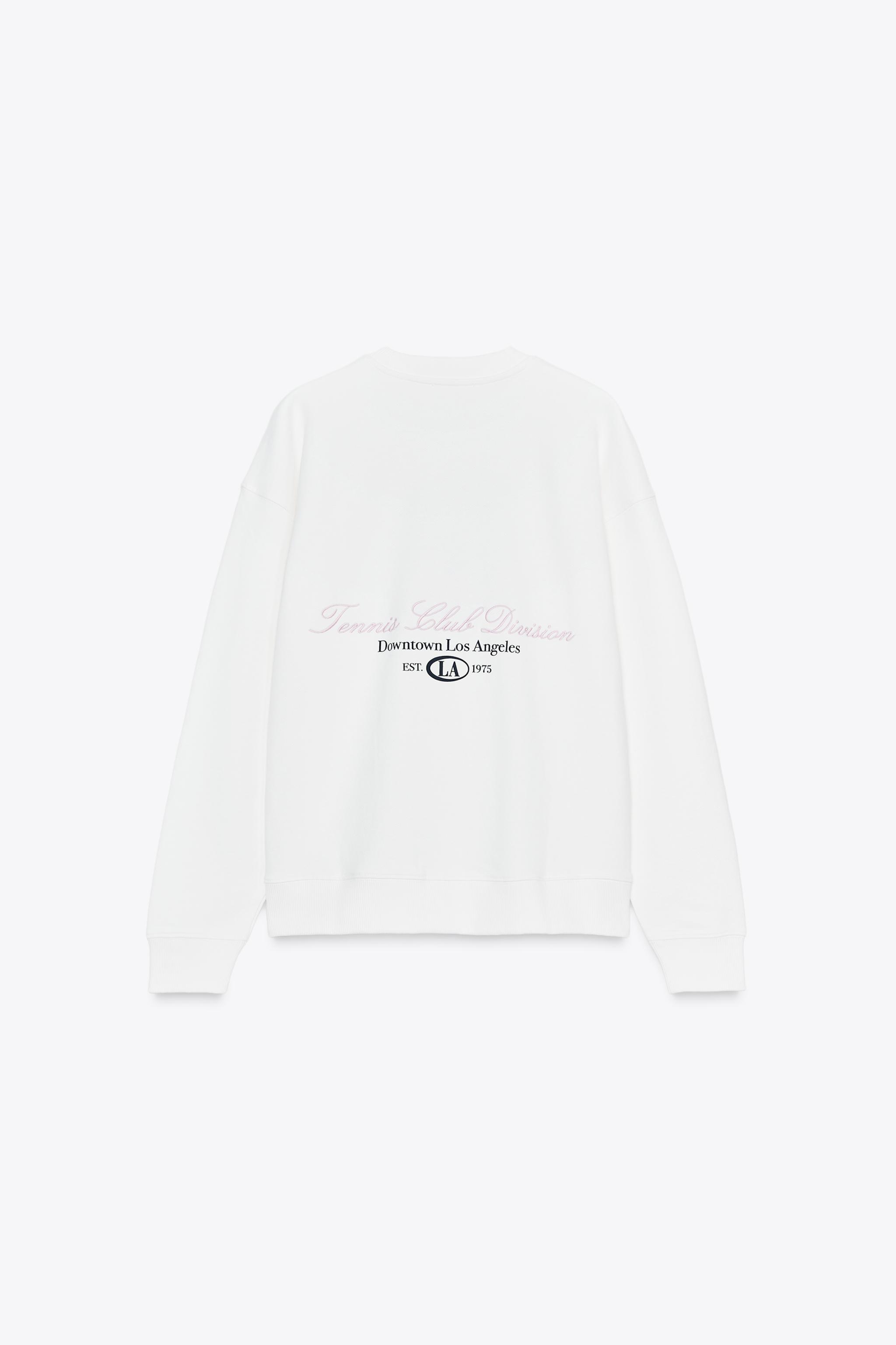 COTTON TEXT SWEATSHIRT