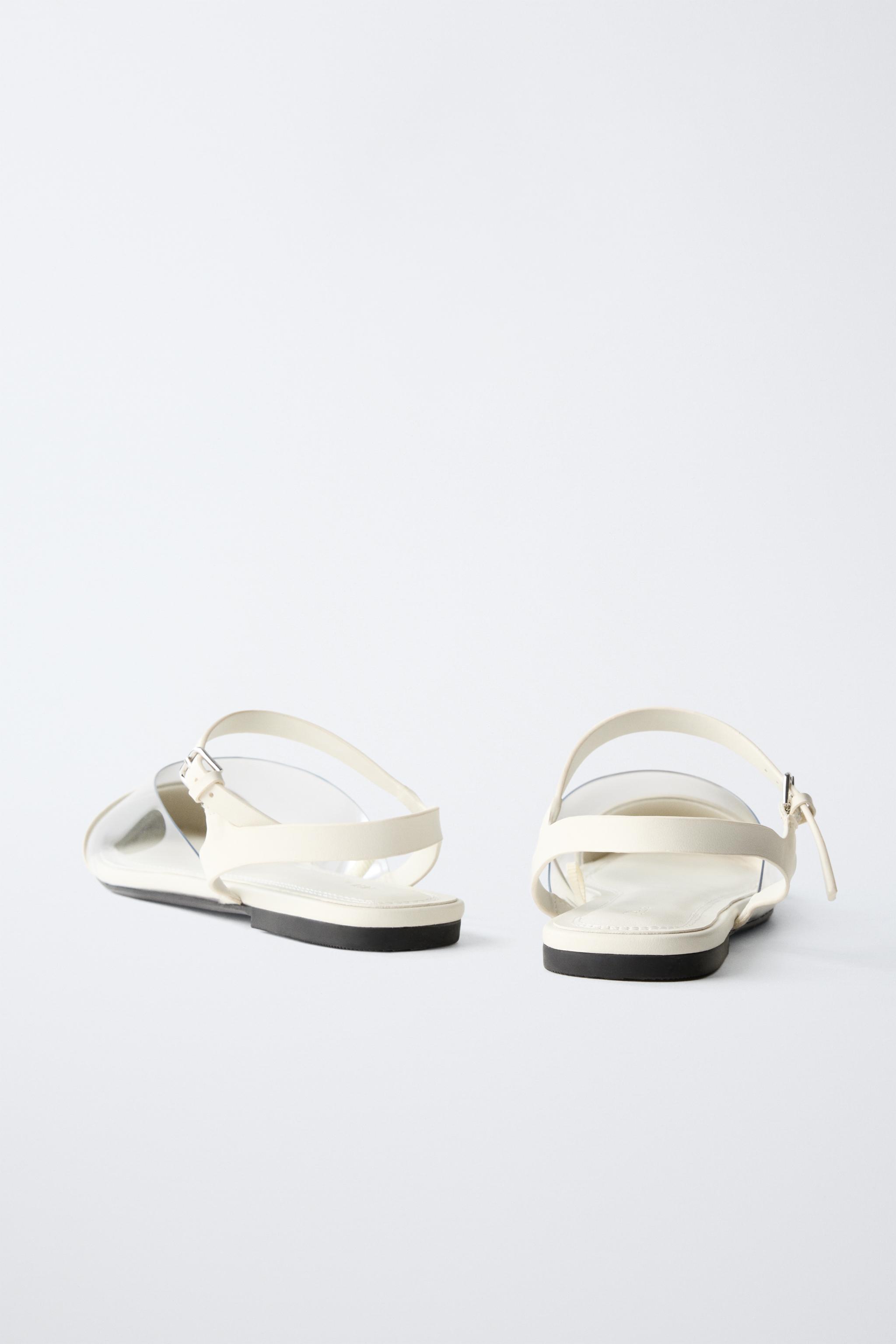 VINYL SLINGBACK SHOES